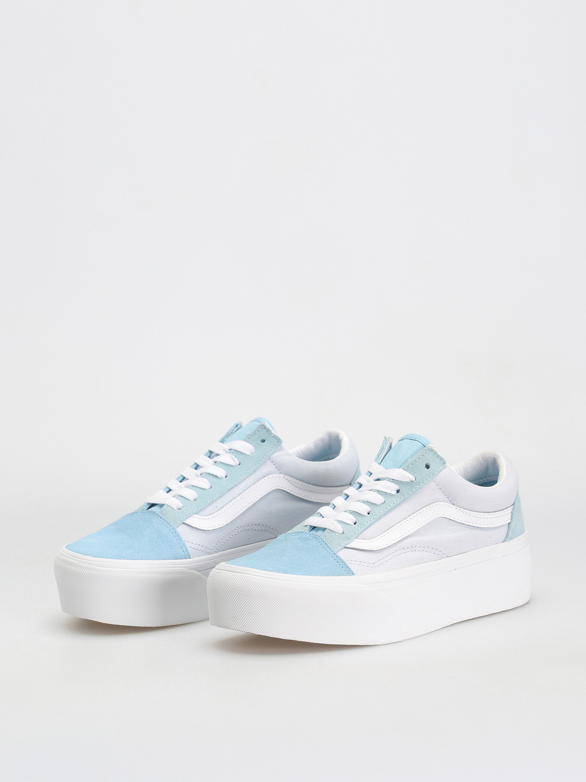 Vans Old Skool Stackform Cipők Wmn (color block blue)