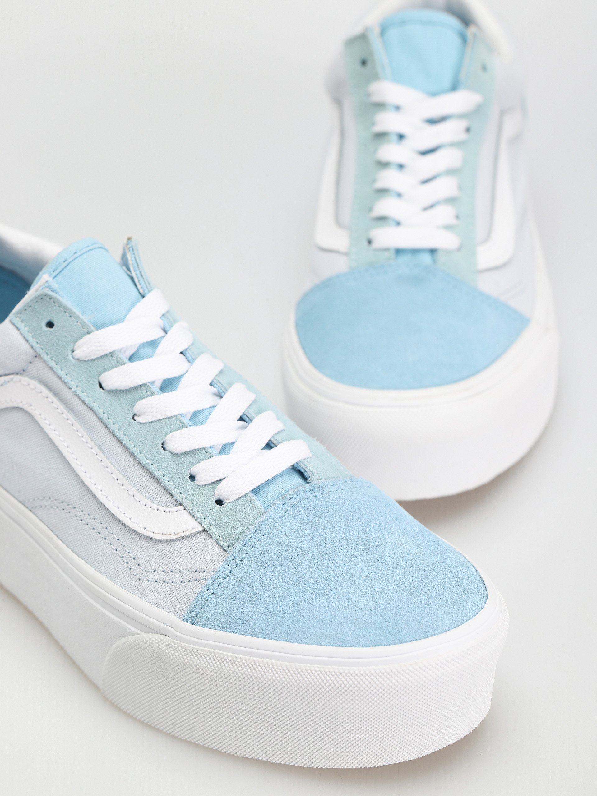 Vans Old Skool Stackform Cipők Wmn (color block blue)