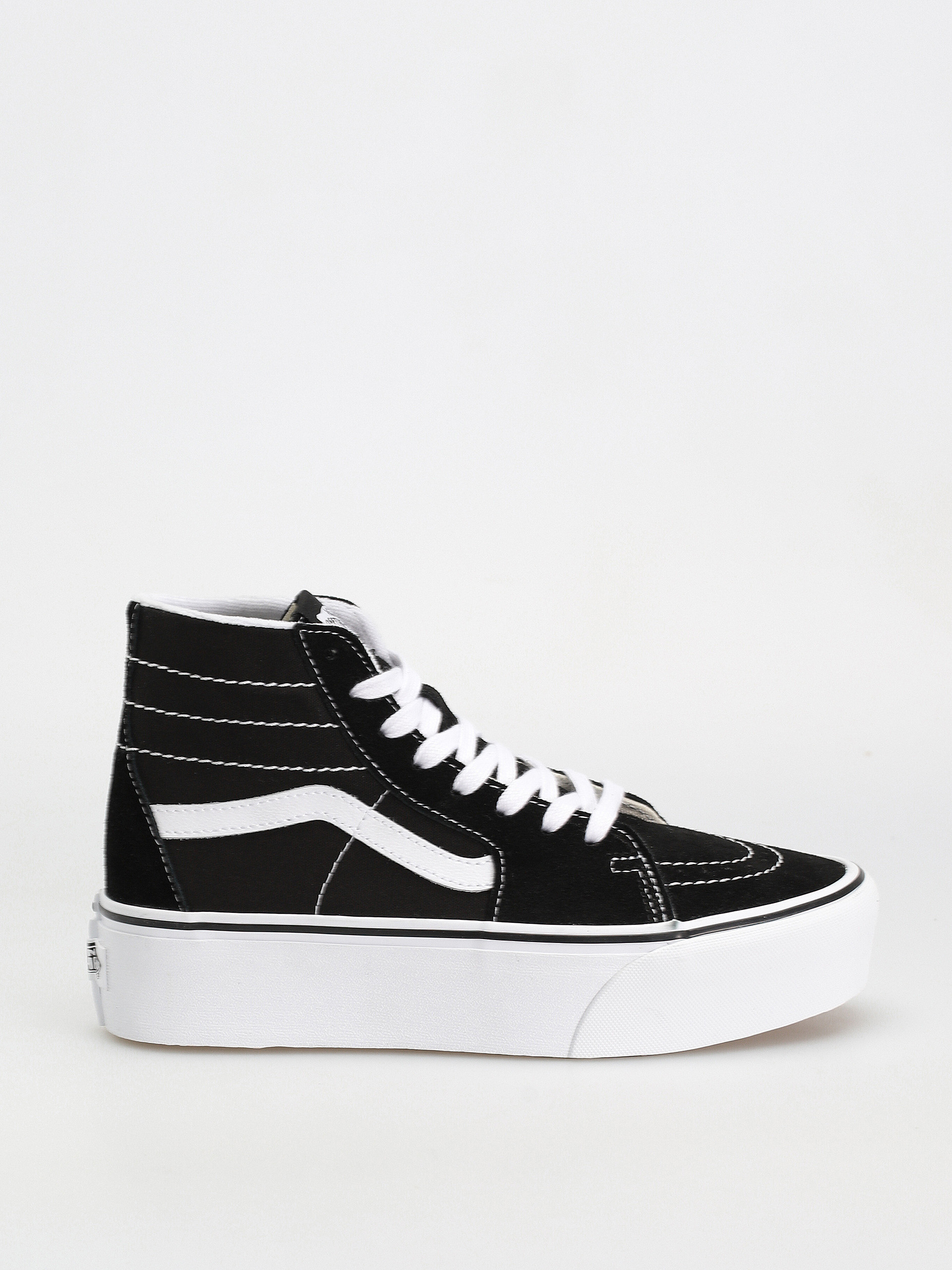 Vans Sk8 Hi Tapered Stackform Cipők Wmn (black/true white)