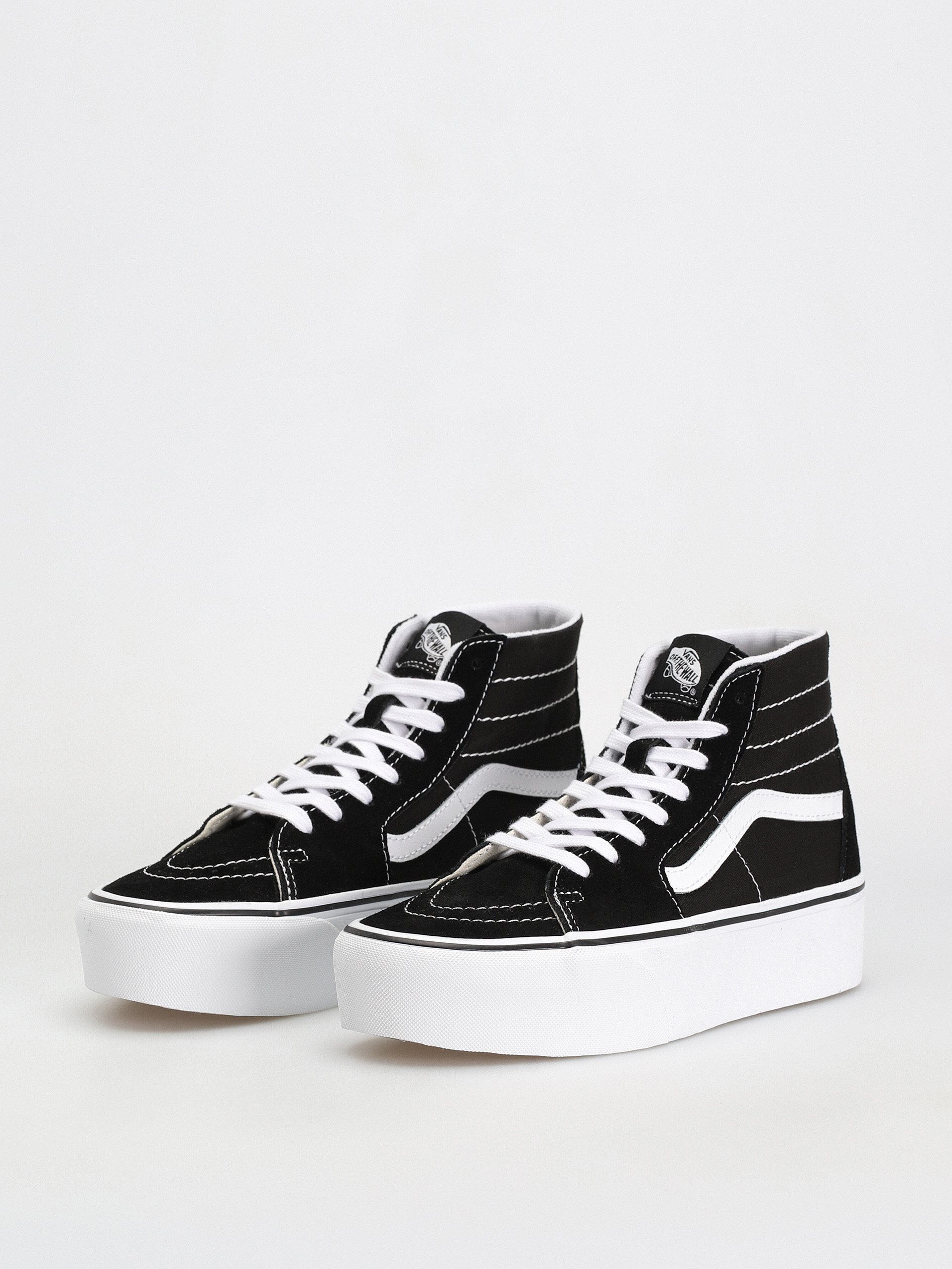 Vans Sk8 Hi Tapered Stackform Cipők Wmn (black/true white)