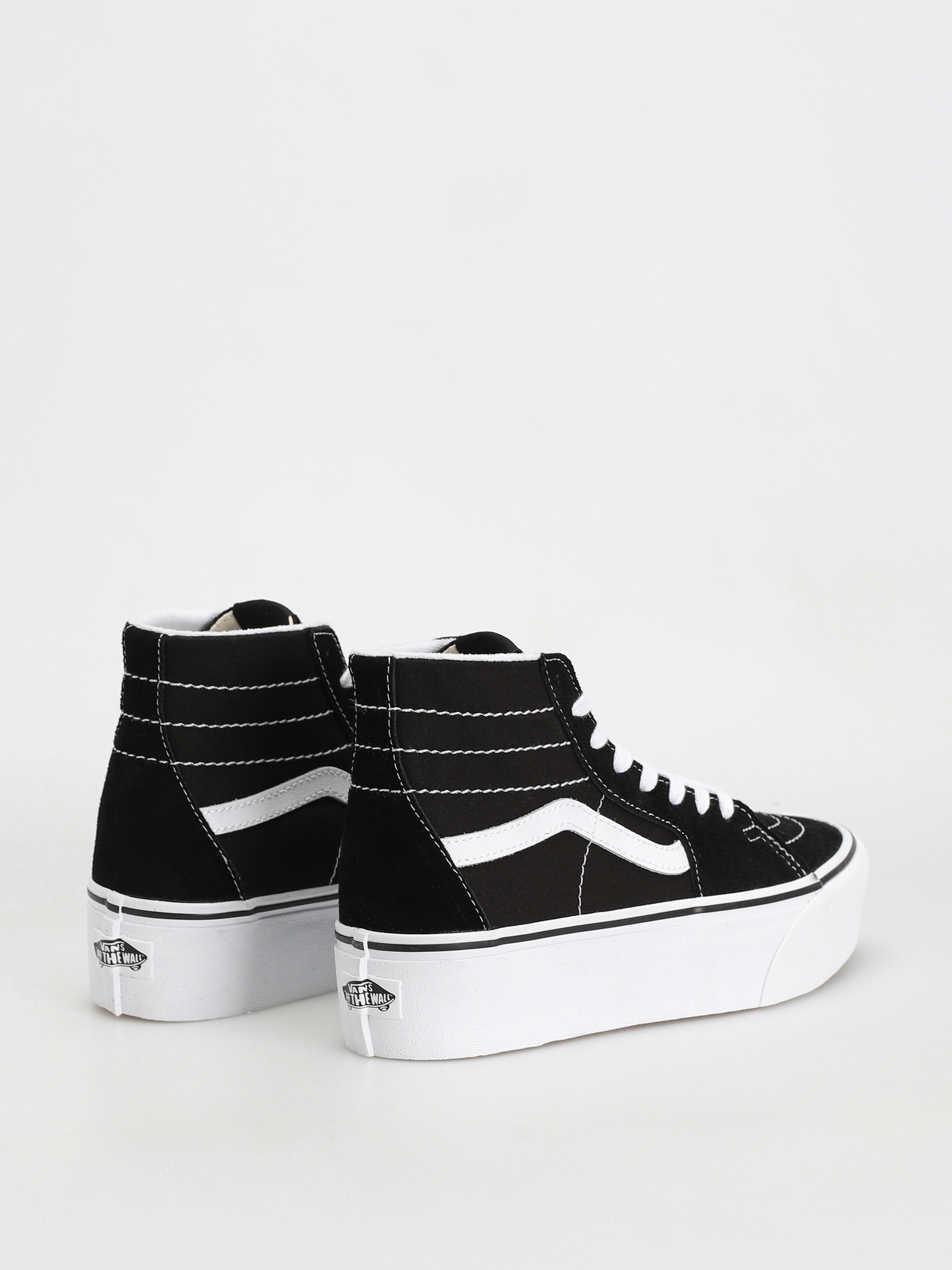 Vans Sk8 Hi Tapered Stackform Cipők Wmn (black/true white)