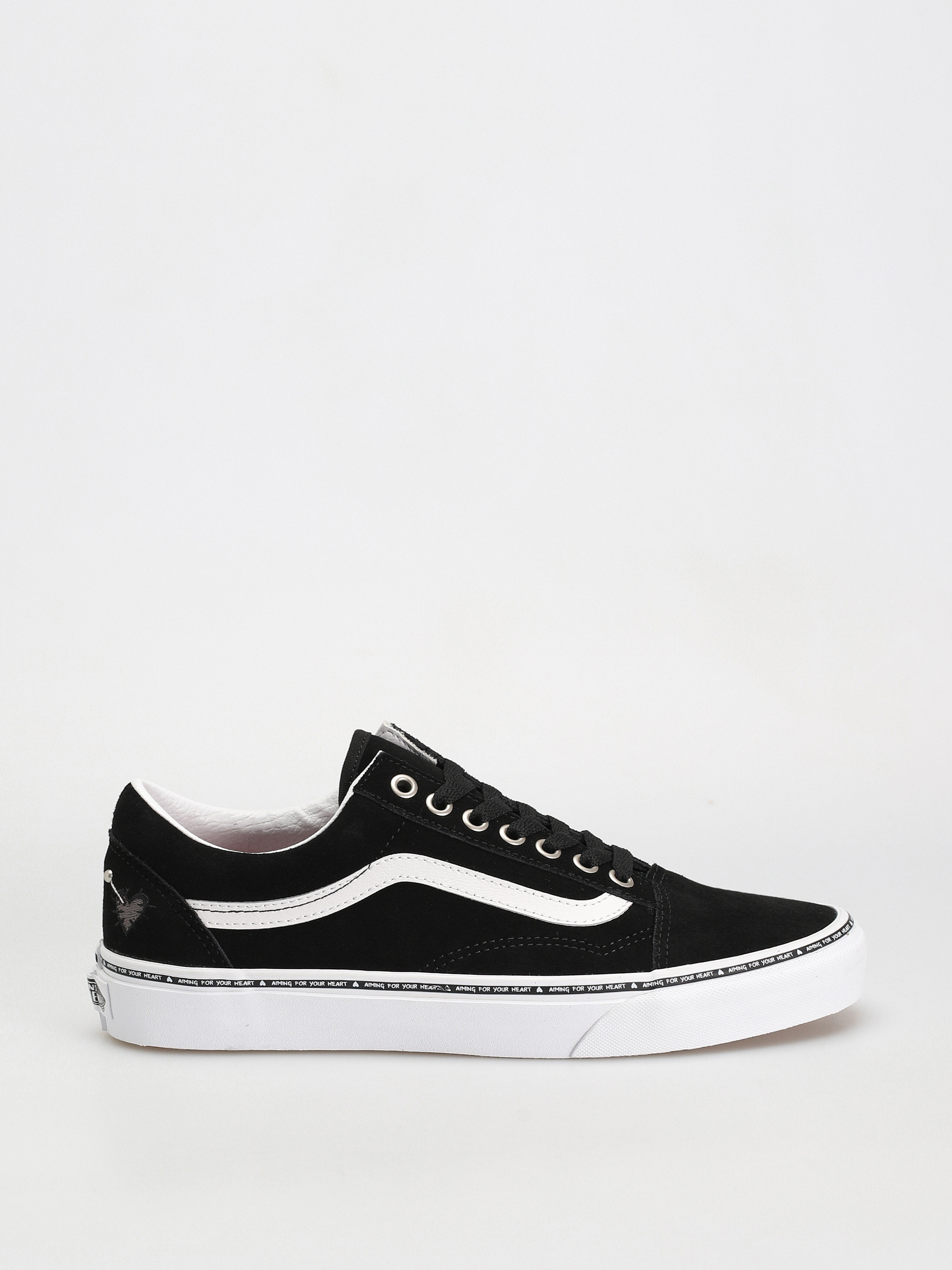 Vans Old Skool Cipők (aiming 4 your heart black/white)