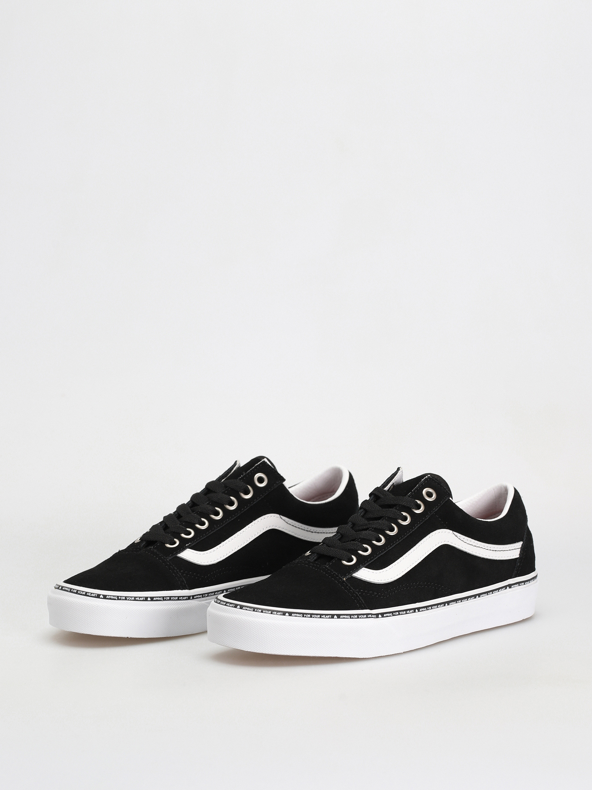 Vans Old Skool Cipők (aiming 4 your heart black/white)