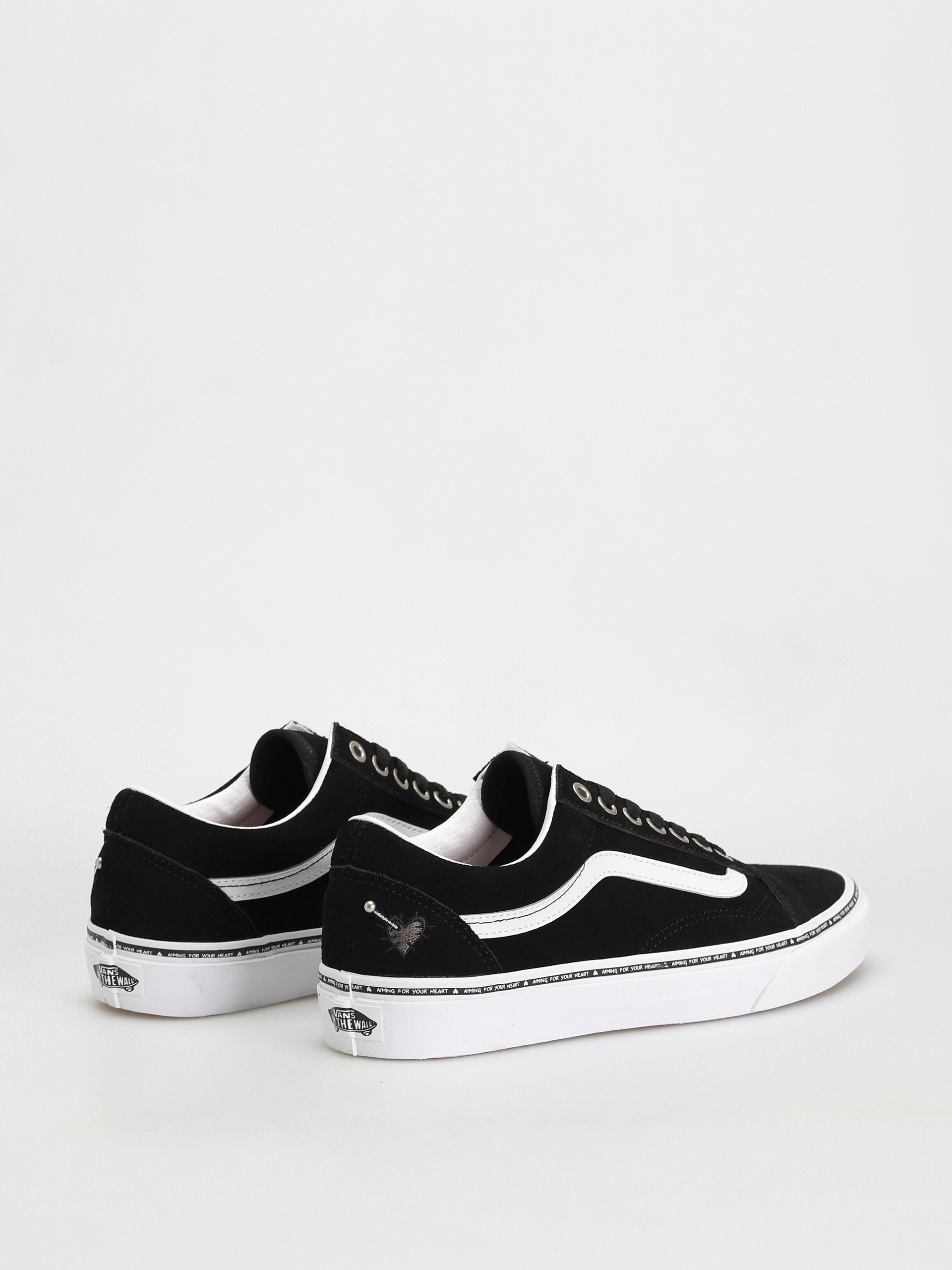 Vans Old Skool Cipők (aiming 4 your heart black/white)