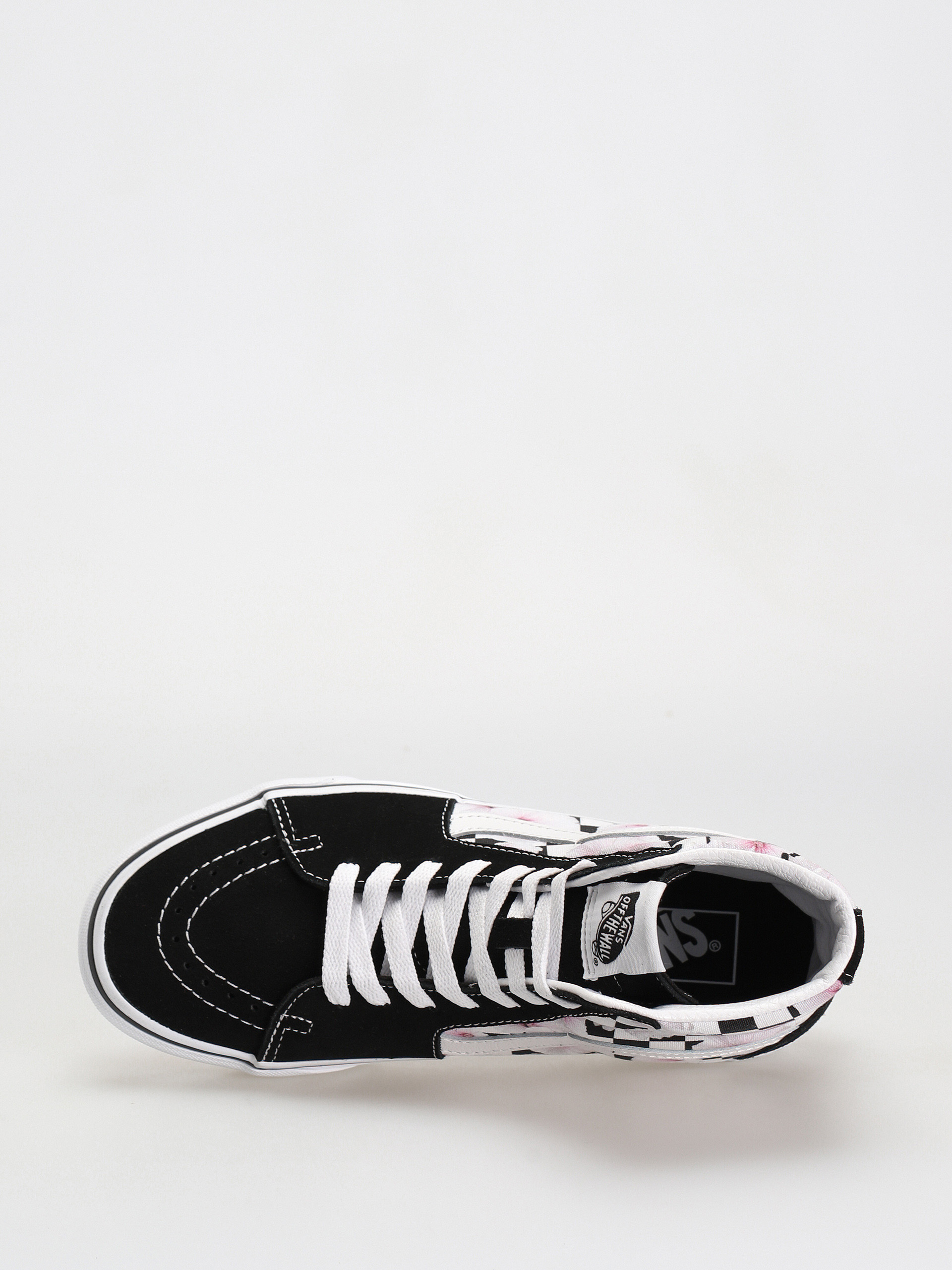 Vans Sk8 Hi Cipők Wmn (hibiscus check black)
