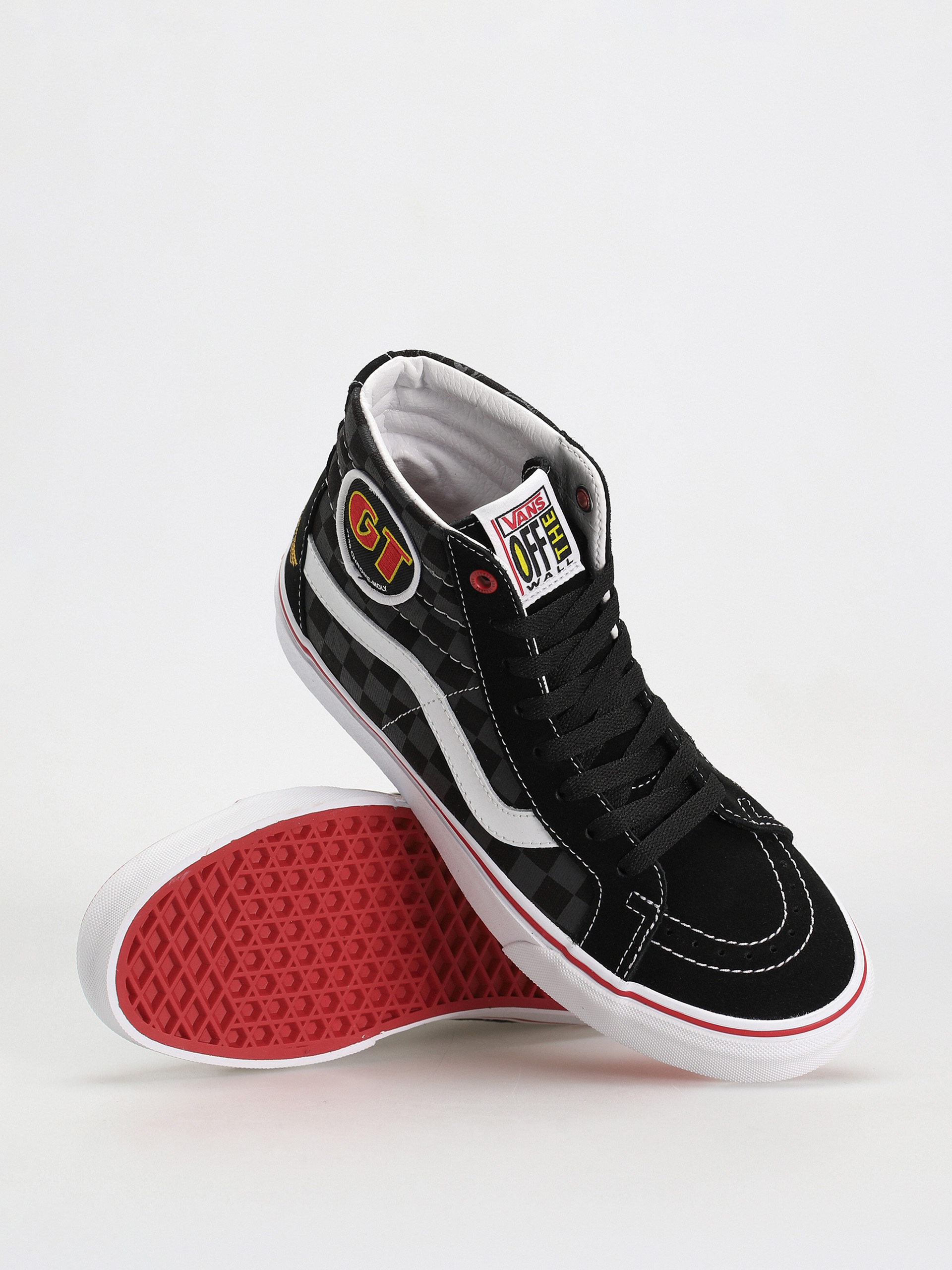 Vans Sk8 Hi Reissue Cipők (our legends gt/dyno black/red)