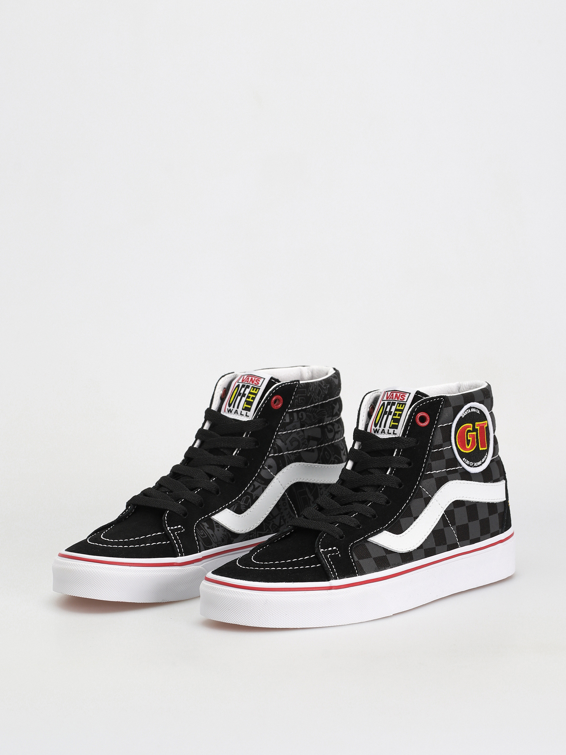 Vans Sk8 Hi Reissue Cipők (our legends gt/dyno black/red)
