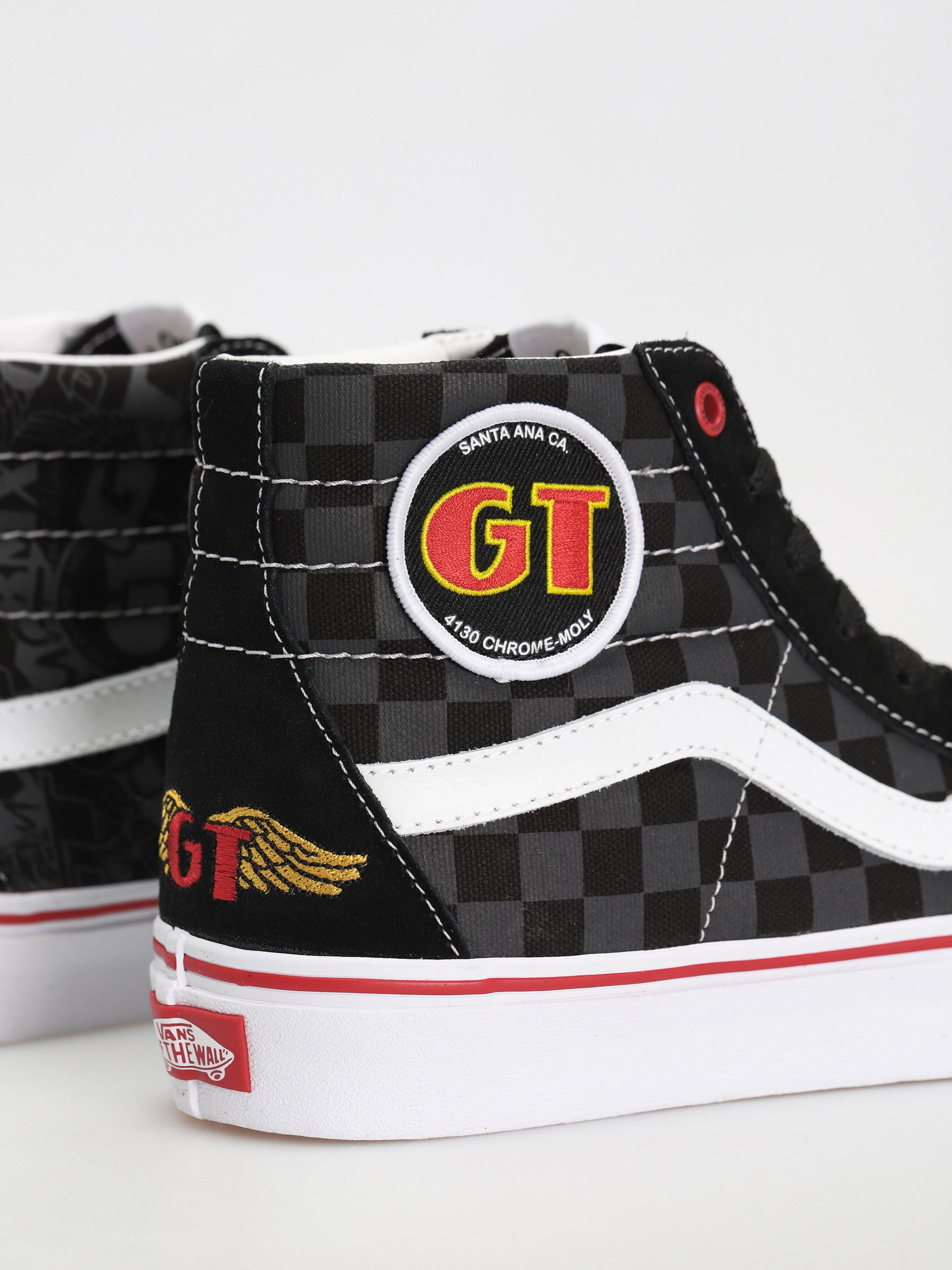 Vans Sk8 Hi Reissue Cipők (our legends gt/dyno black/red)