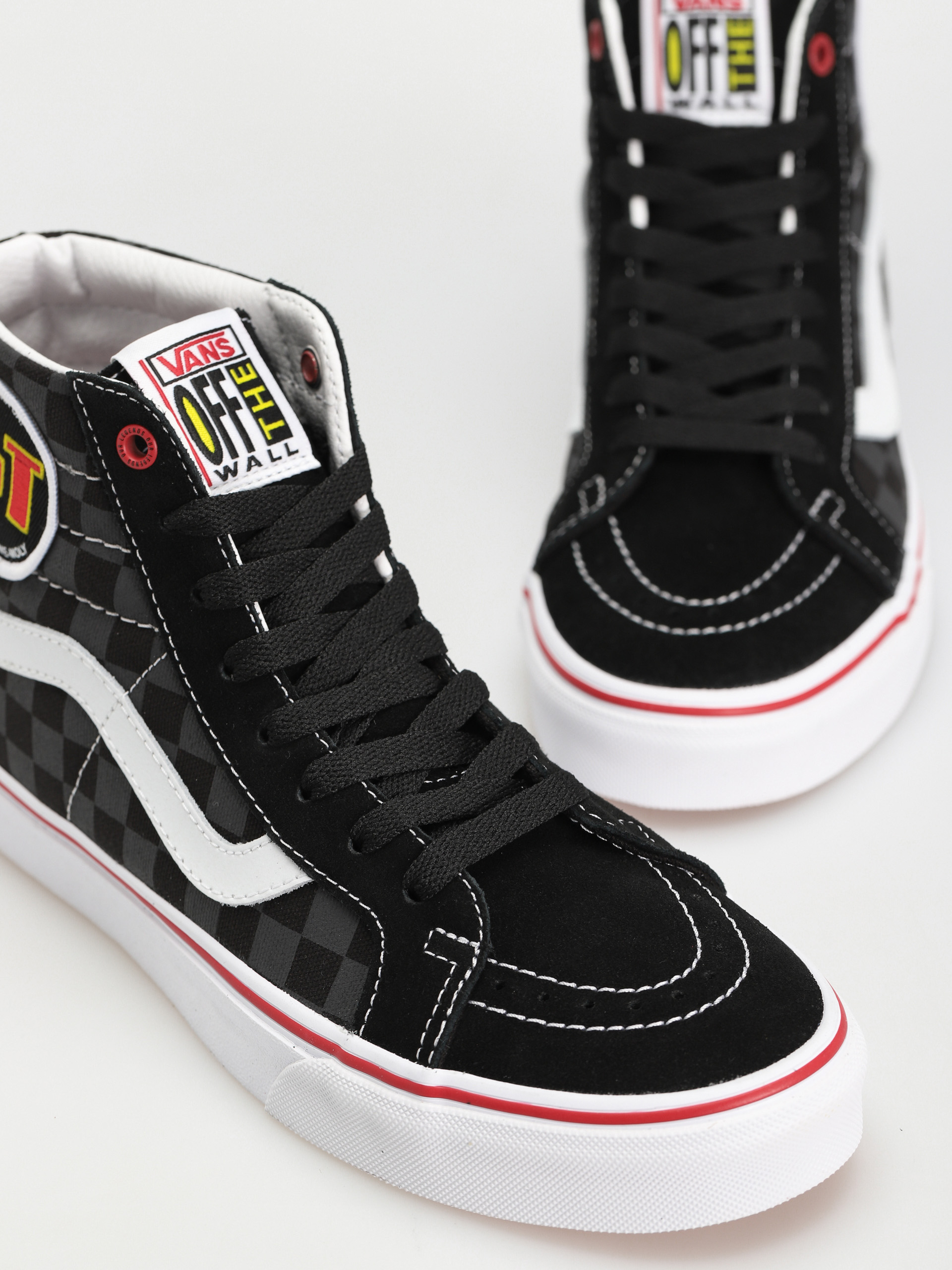 Vans Sk8 Hi Reissue Cipők (our legends gt/dyno black/red)