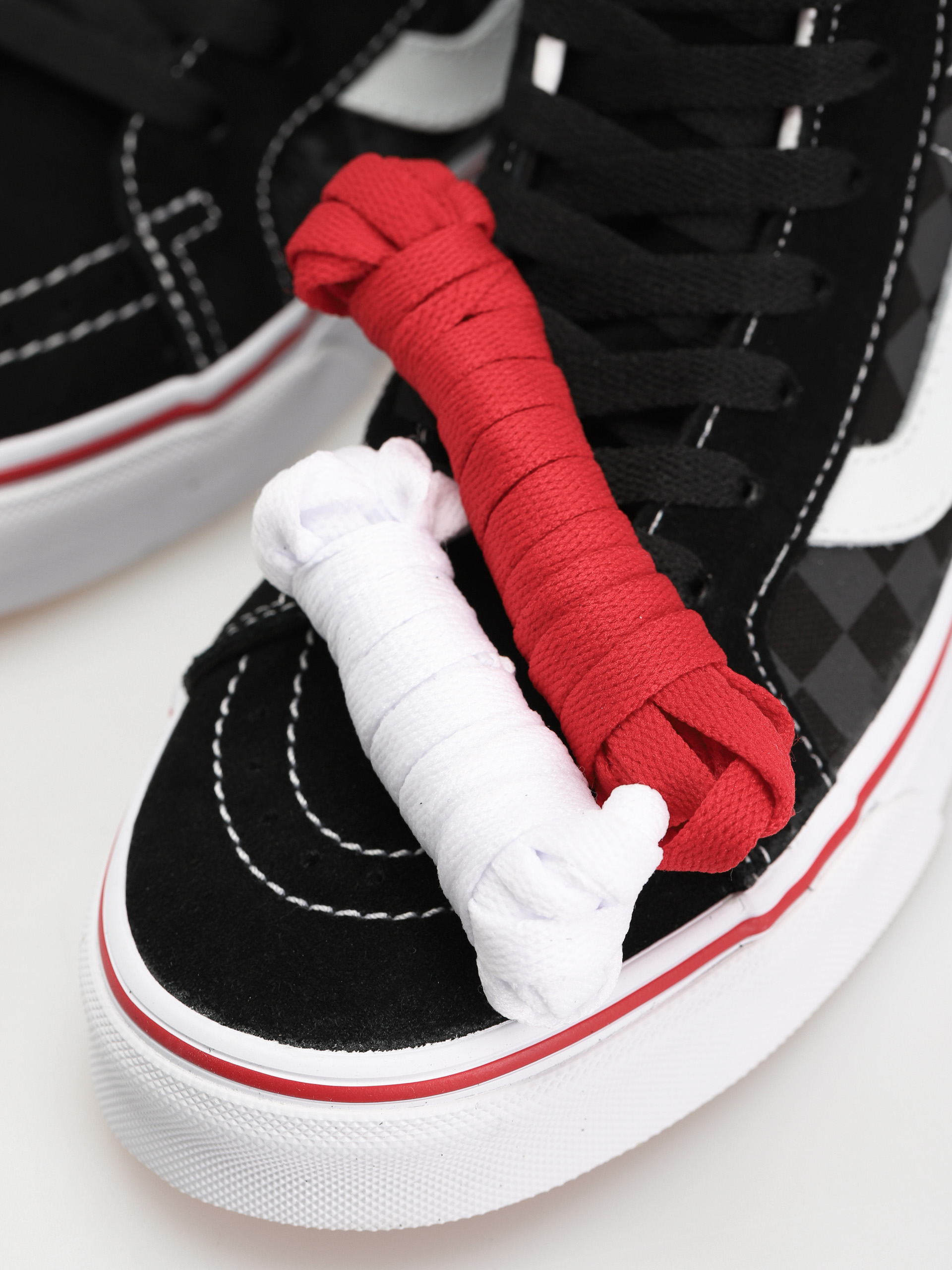 Vans Sk8 Hi Reissue Cipők (our legends gt/dyno black/red)