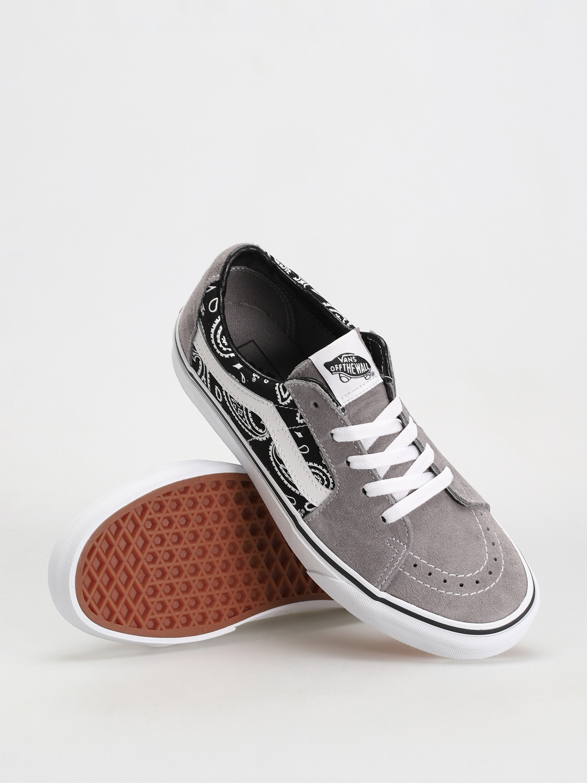 Vans Sk8 Low Cipők (paisley gray/true white)