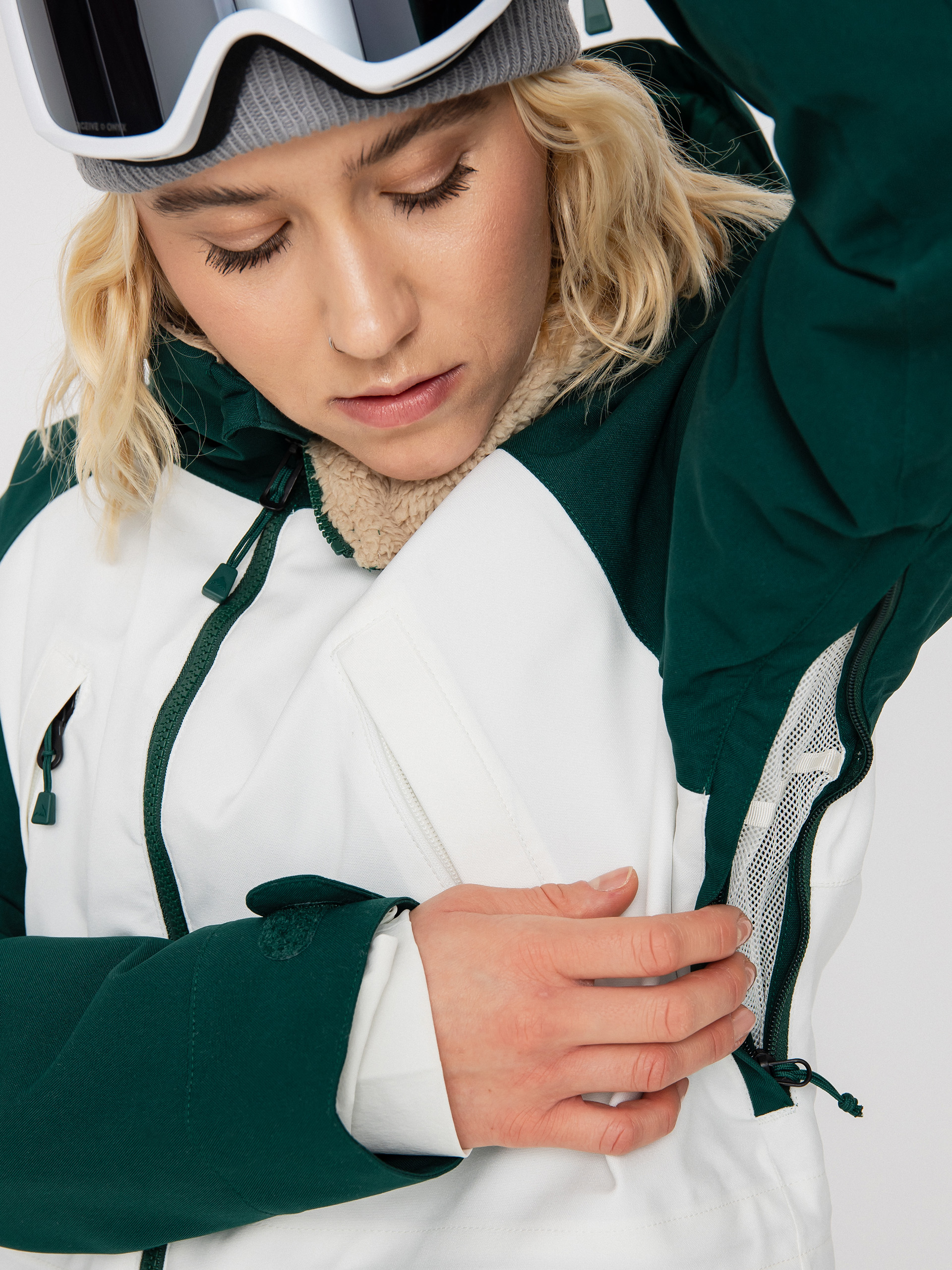 Női Burton Prowess Snowboard dzseki (botanical garden/stout white)