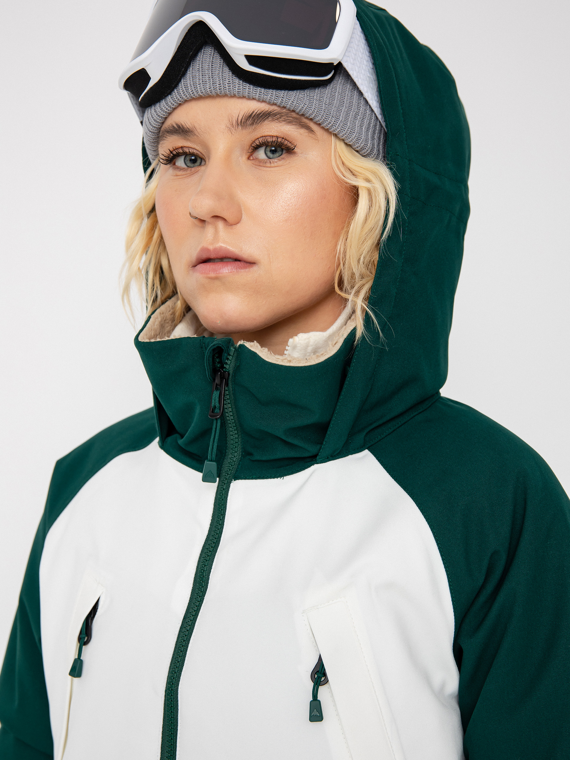 Női Burton Prowess Snowboard dzseki (botanical garden/stout white)