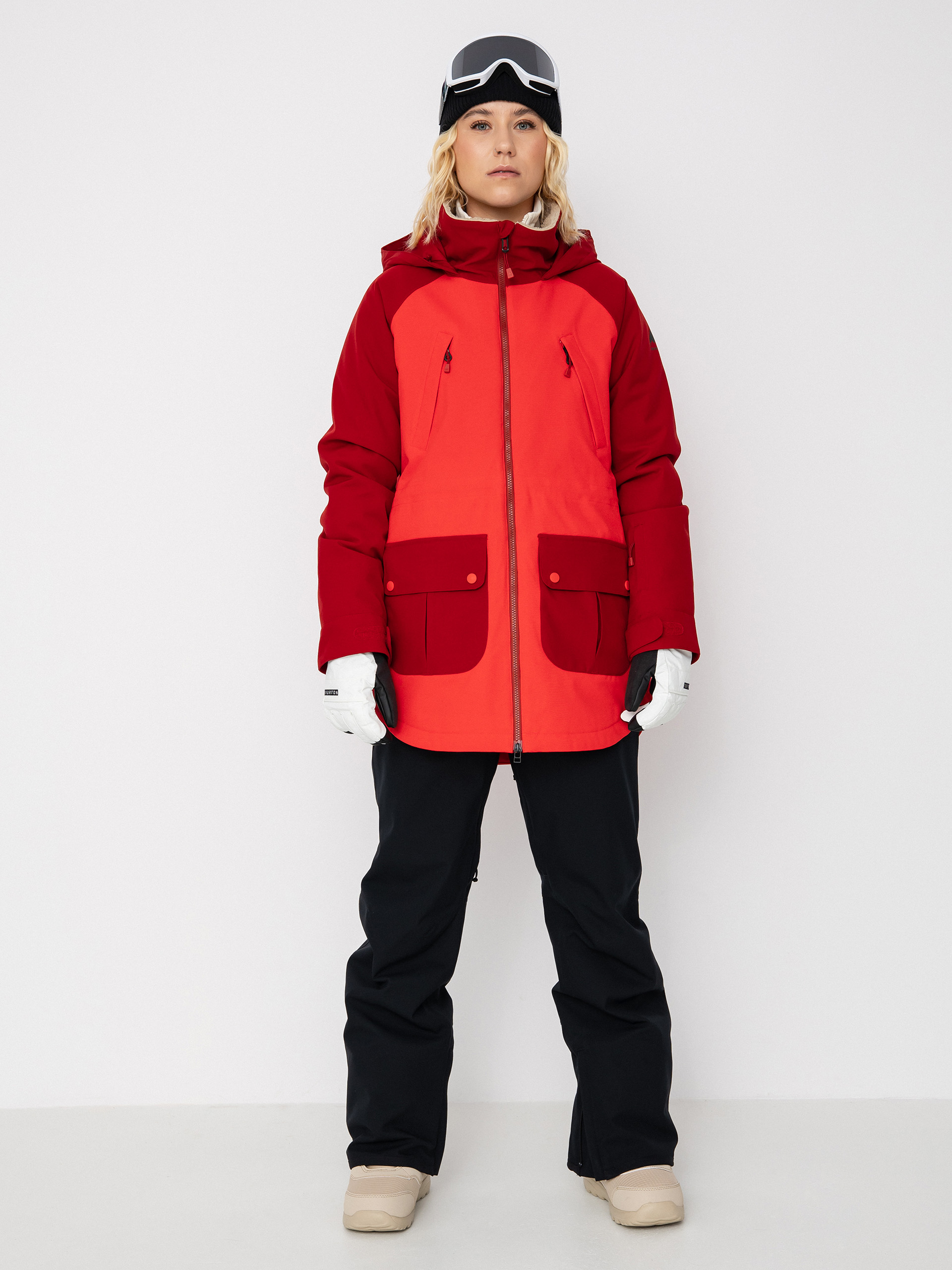 Burton Prowess Snowboard dzseki Wmn (tomato/sun dried tomato)