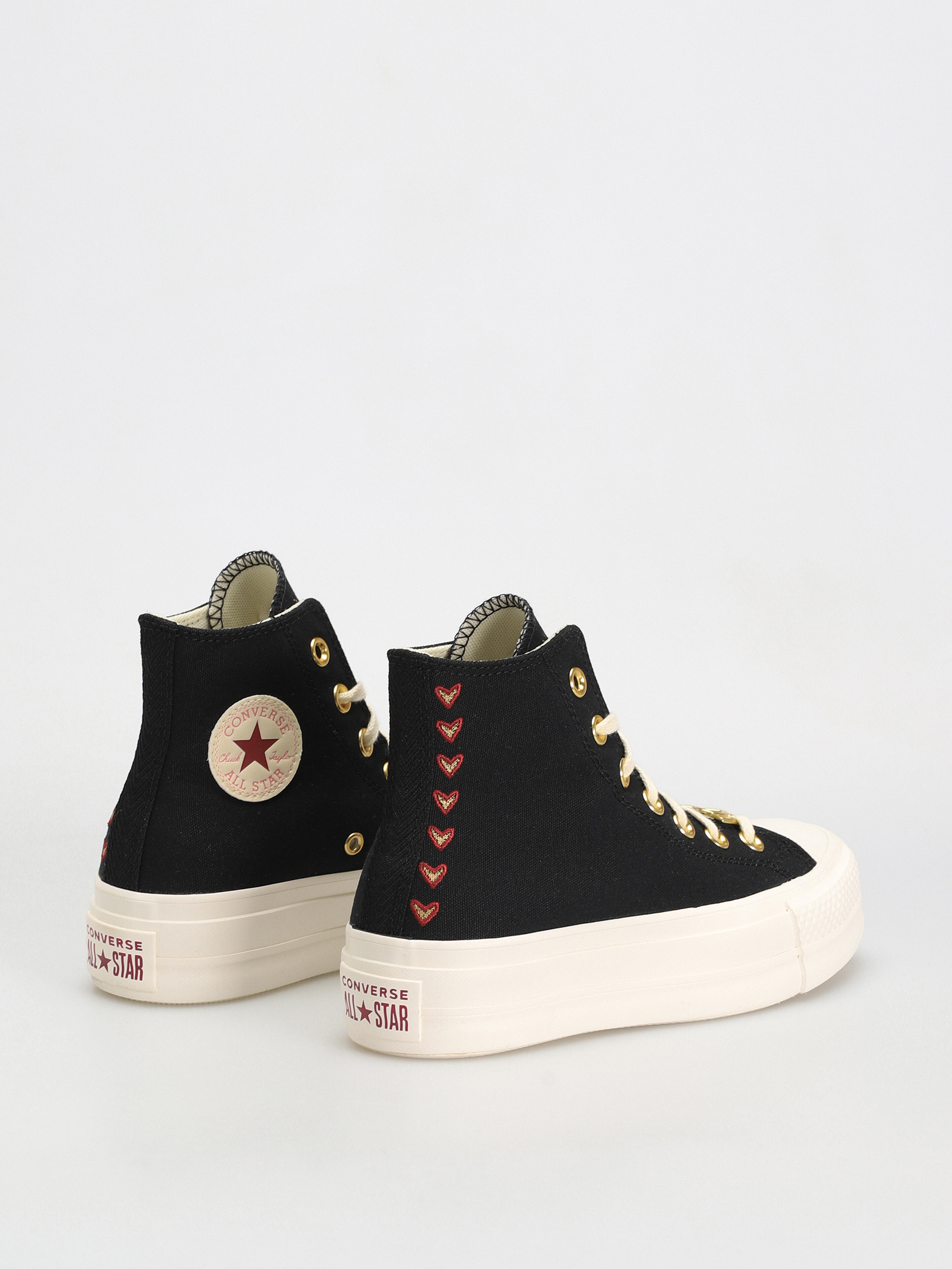 Converse Chuck Taylor All Star Lift Hi Tornacipők Wmn (black/egret/back ally brick)