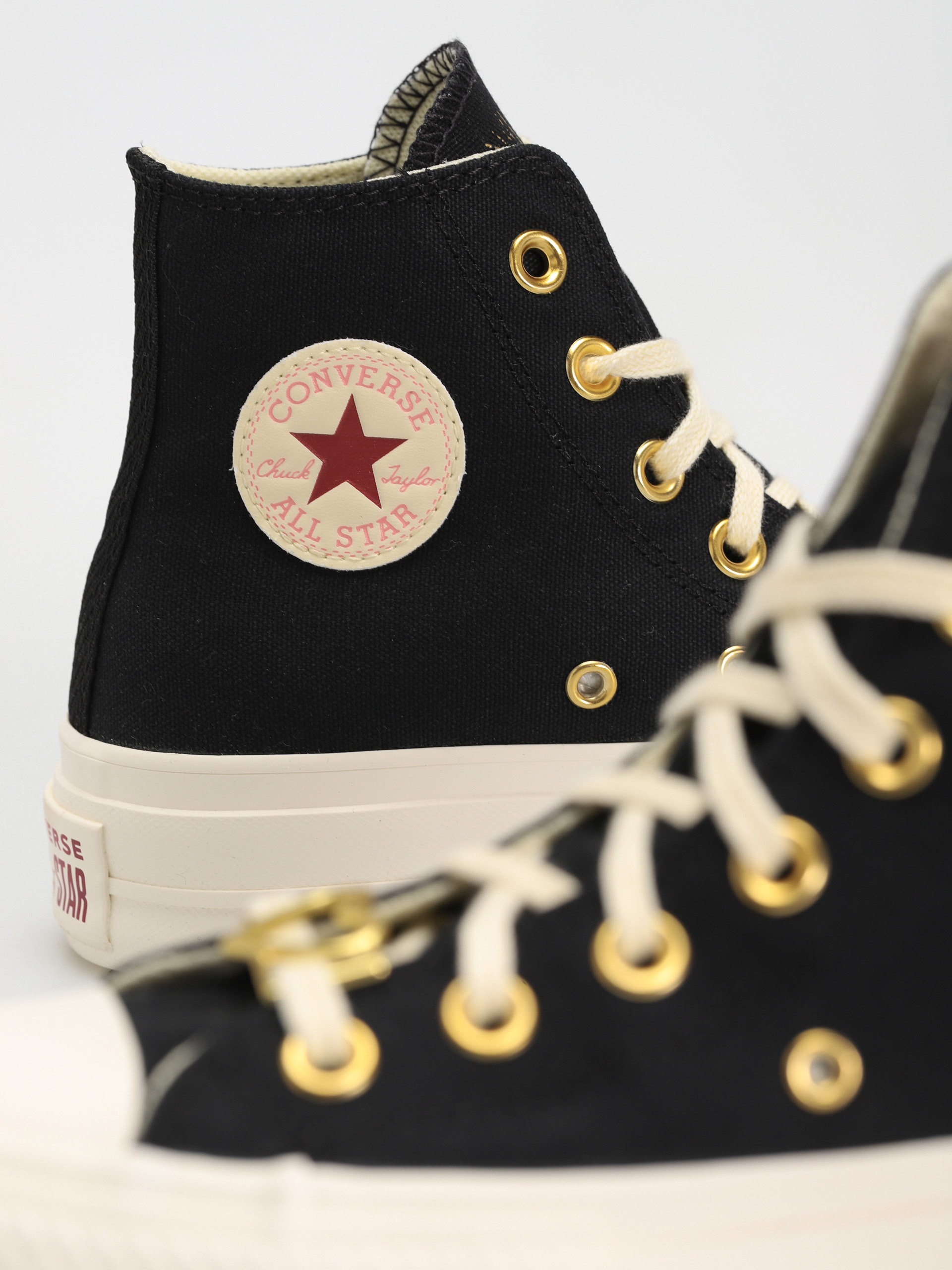 Converse Chuck Taylor All Star Lift Hi Tornacipők Wmn (black/egret/back ally brick)