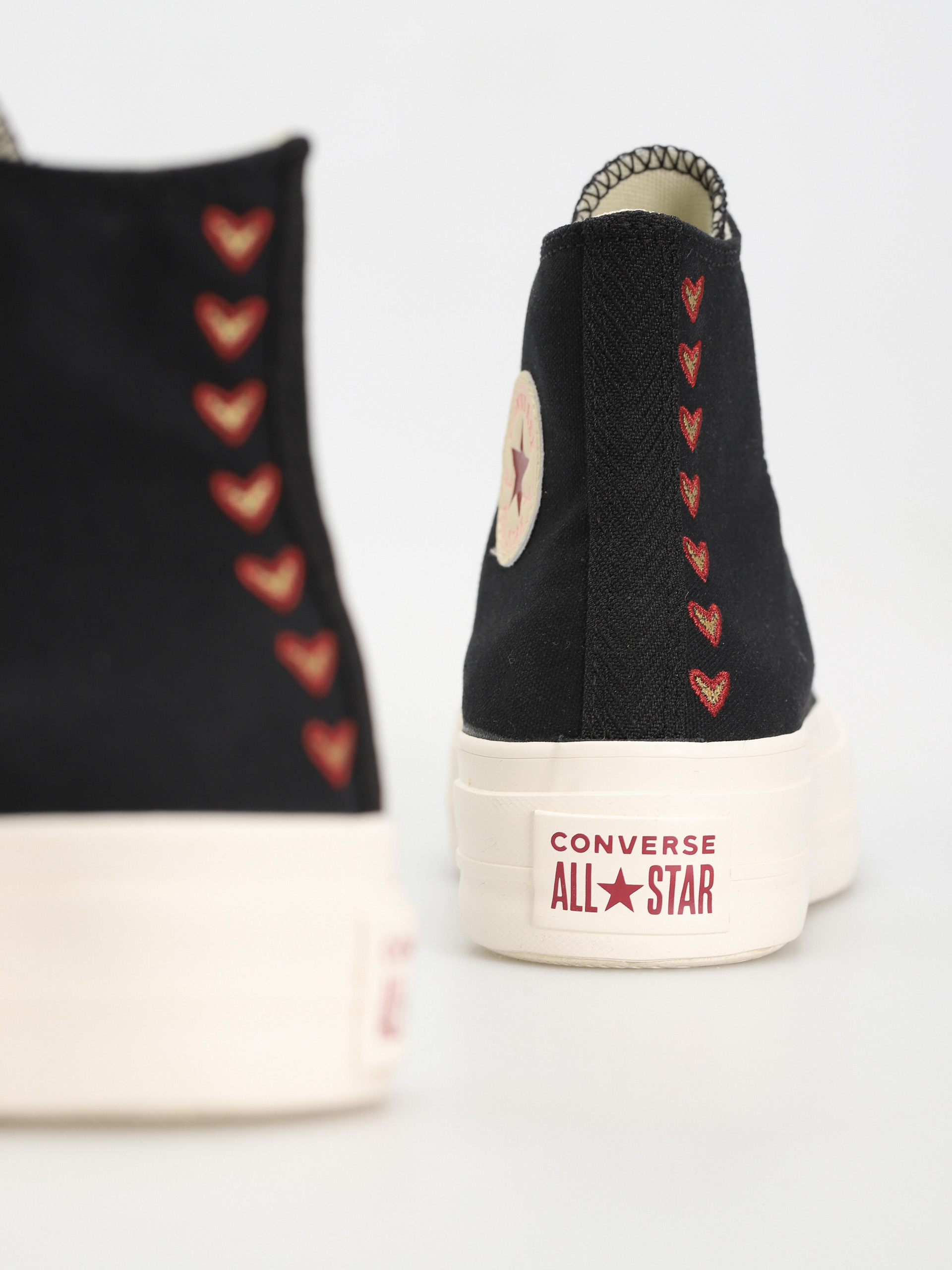 Converse Chuck Taylor All Star Lift Hi Tornacipők Wmn (black/egret/back ally brick)