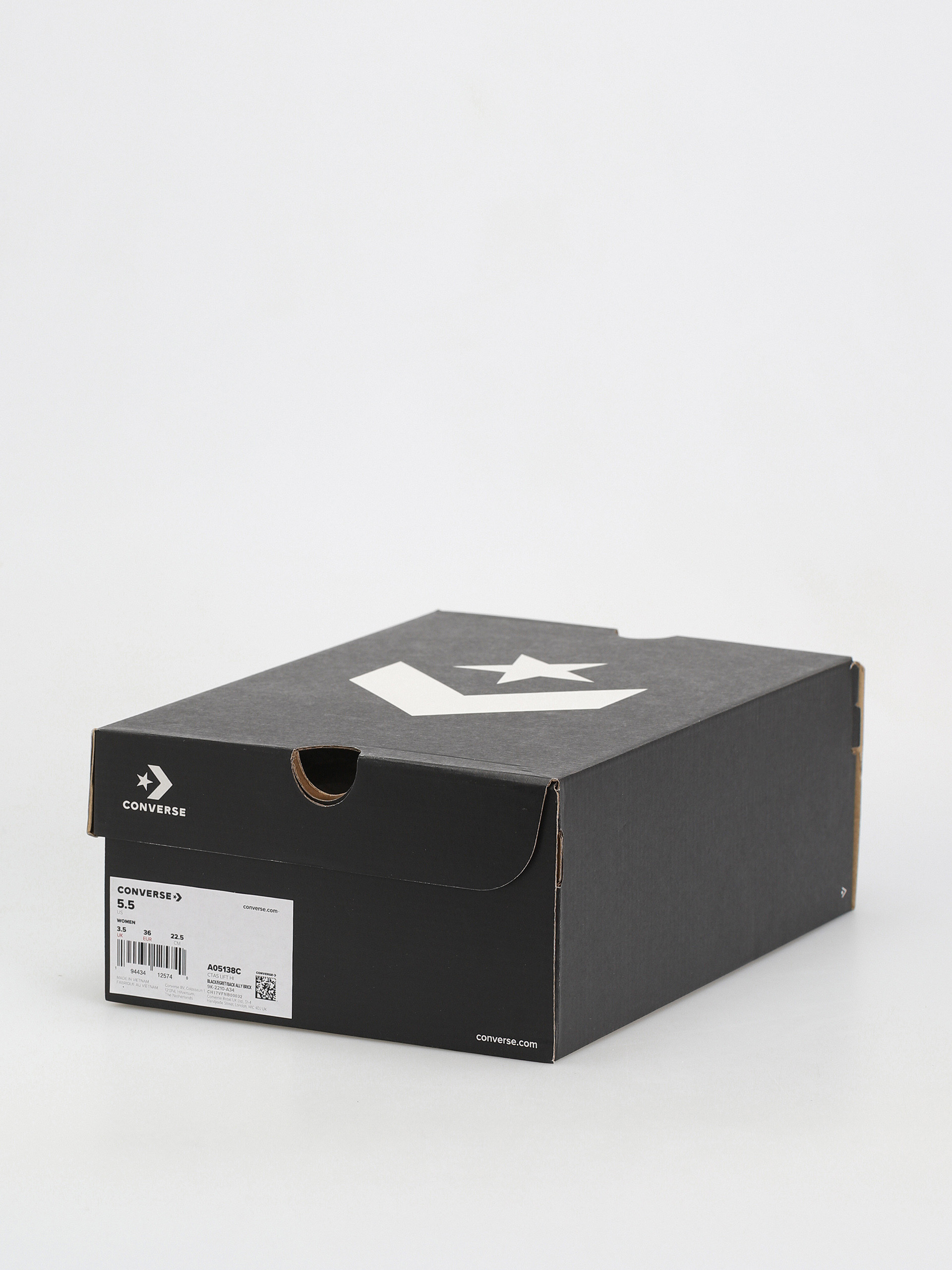 Converse Chuck Taylor All Star Lift Hi Tornacipők Wmn (black/egret/back ally brick)