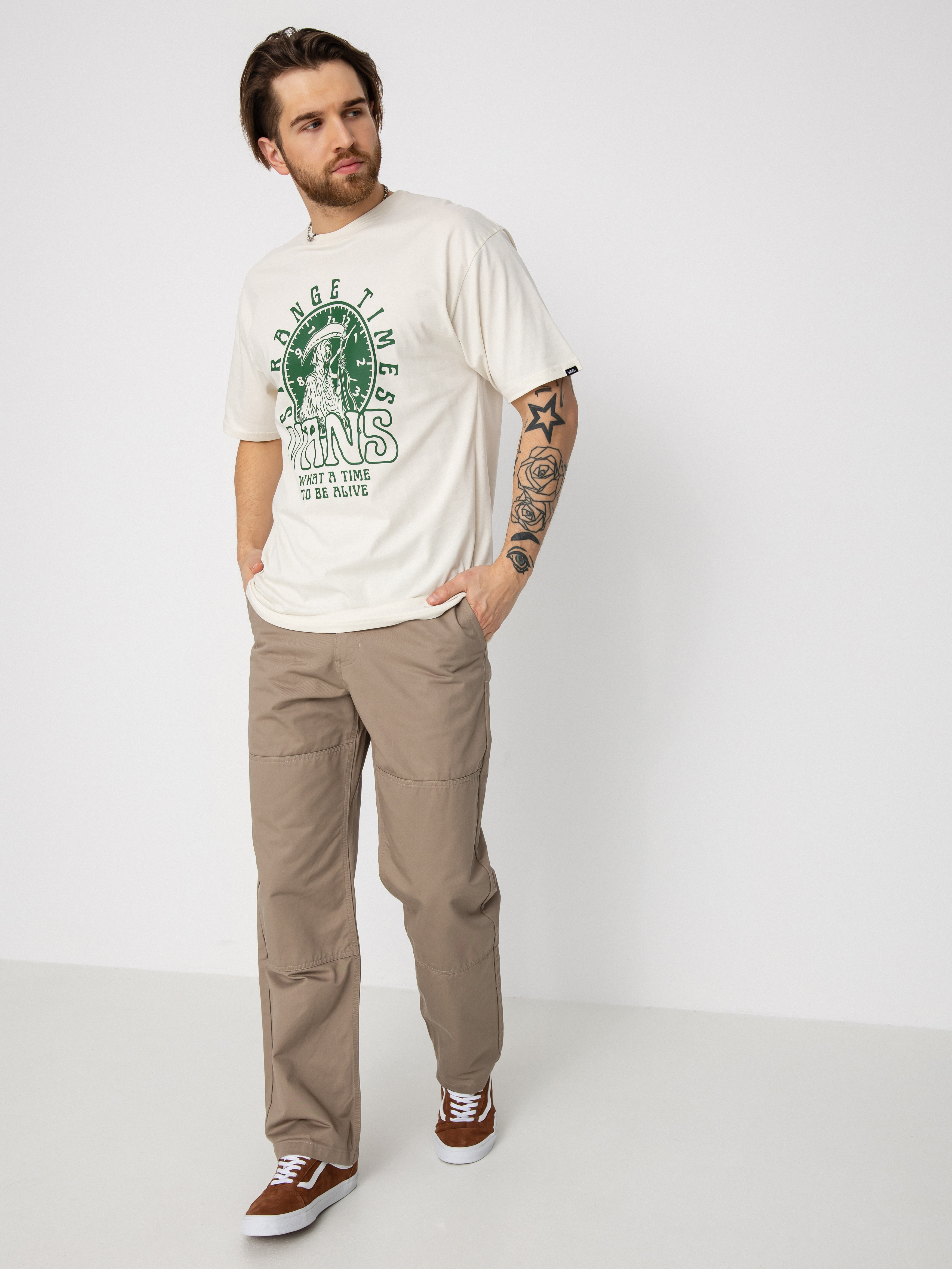 Vans Strange Times póló (antique white)