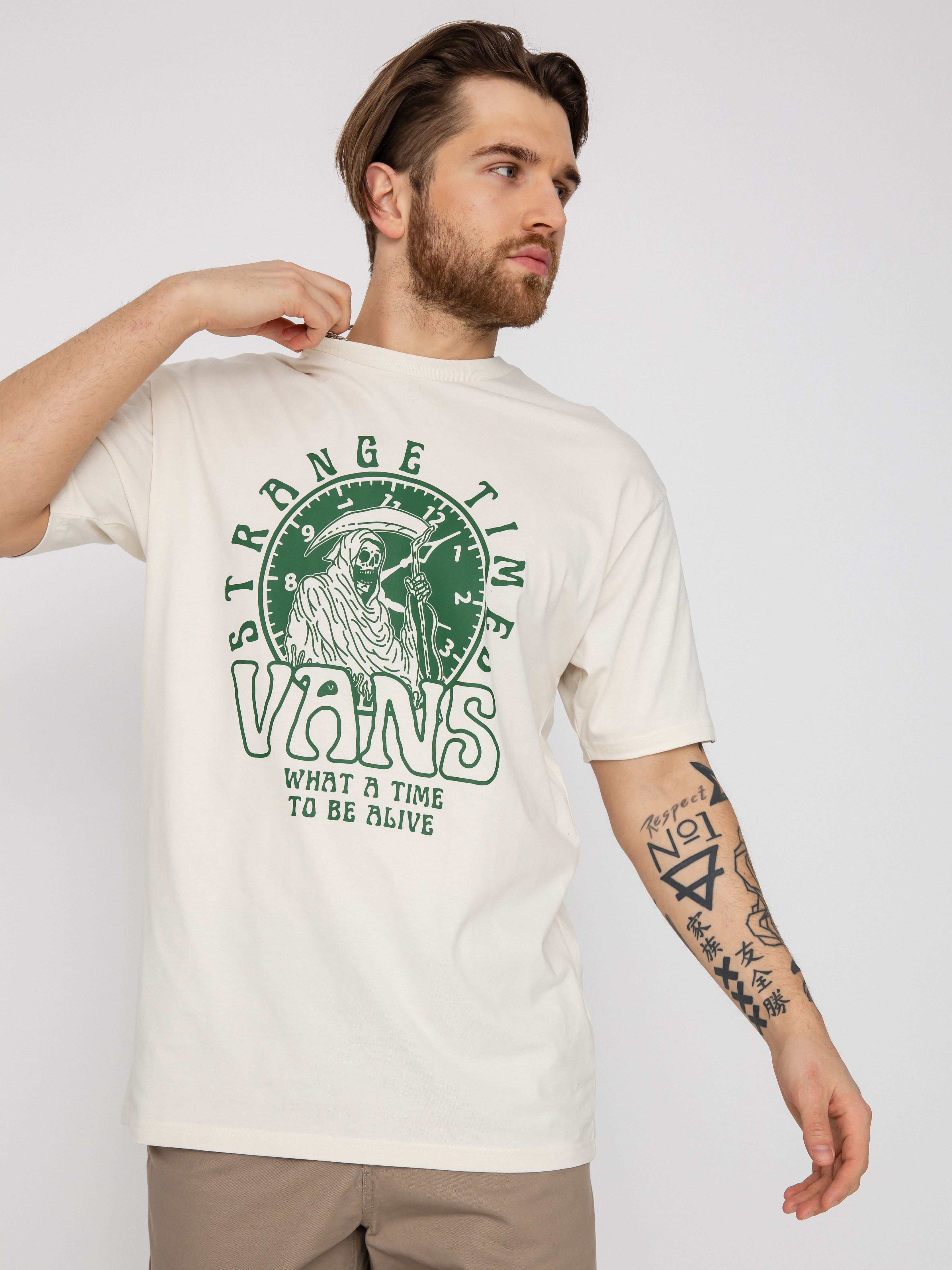 Vans Strange Times póló (antique white)