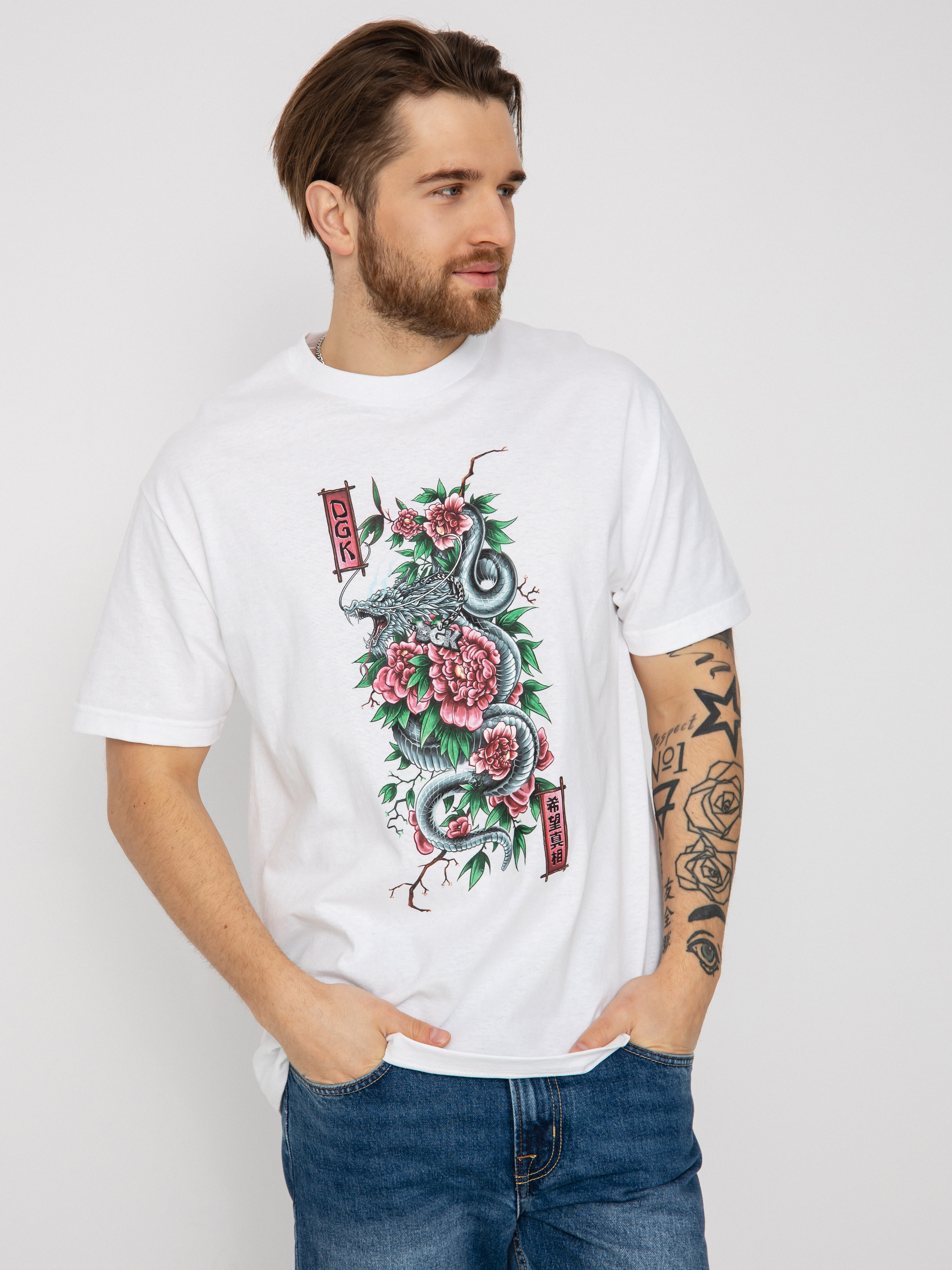 DGK Snap Dragon póló (white)