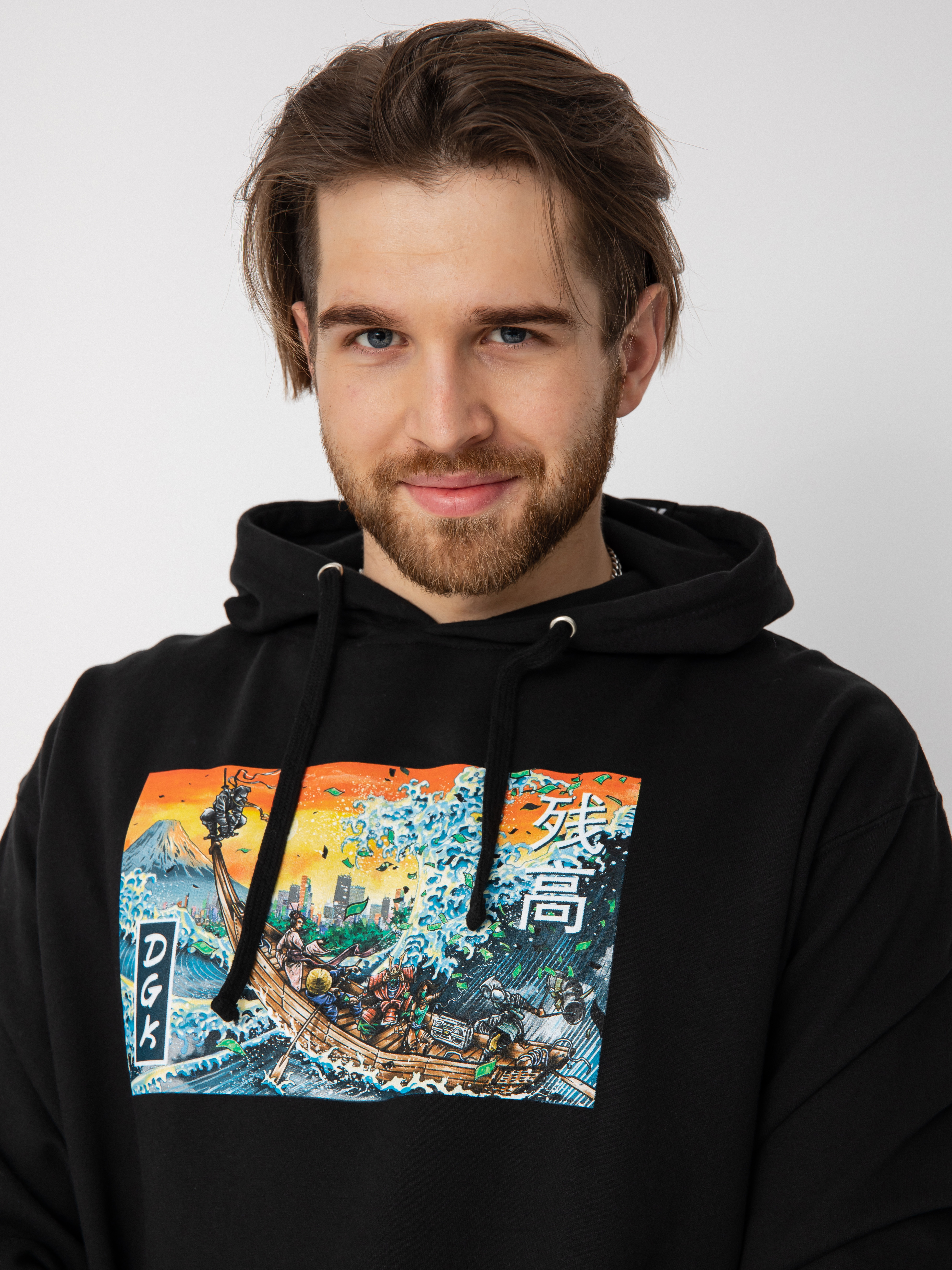 DGK Big Timers HD Kapucnis pulóver (black)