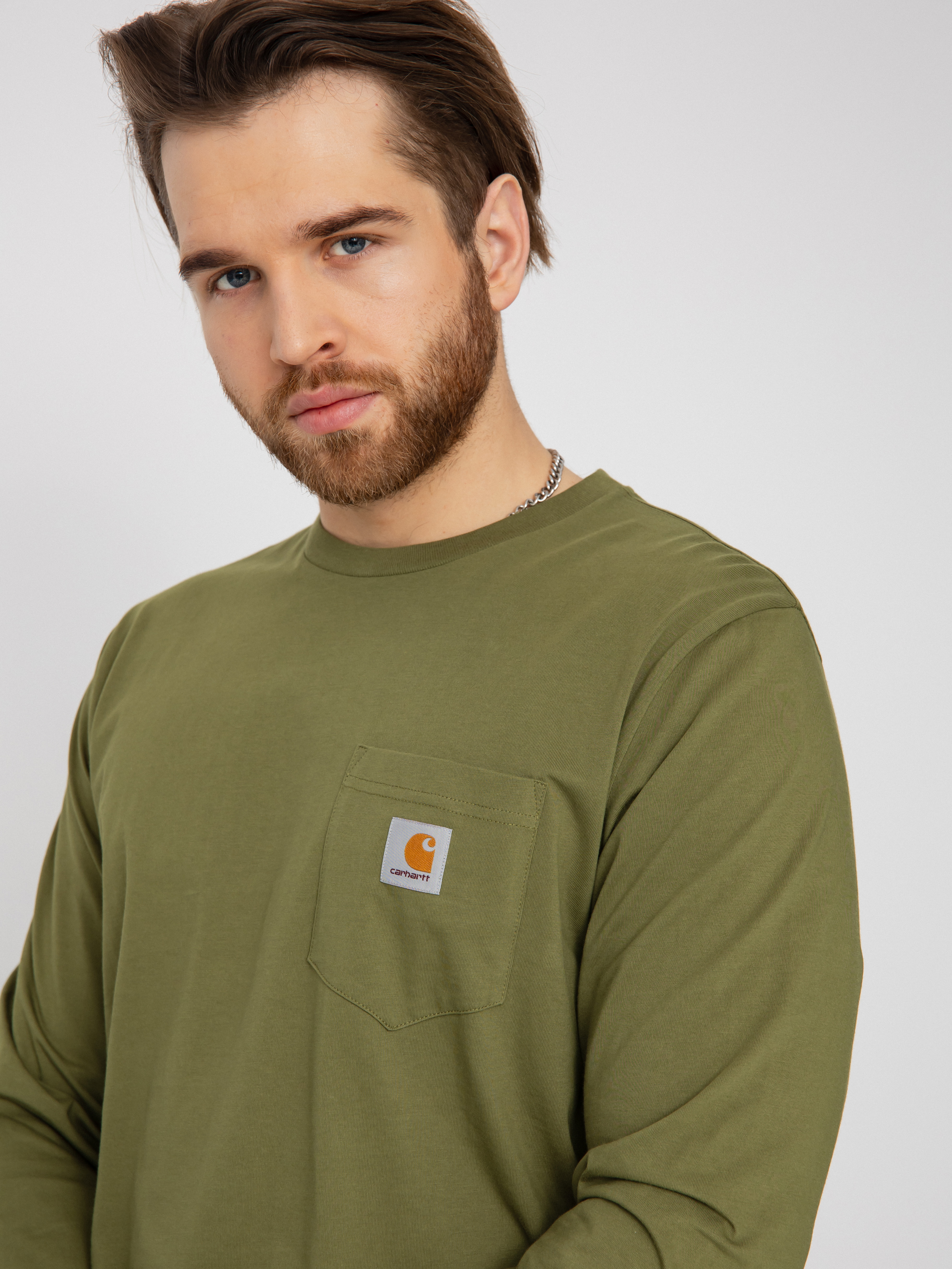 Carhartt WIP Pocket Hosszú ujjú felső (kiwi)