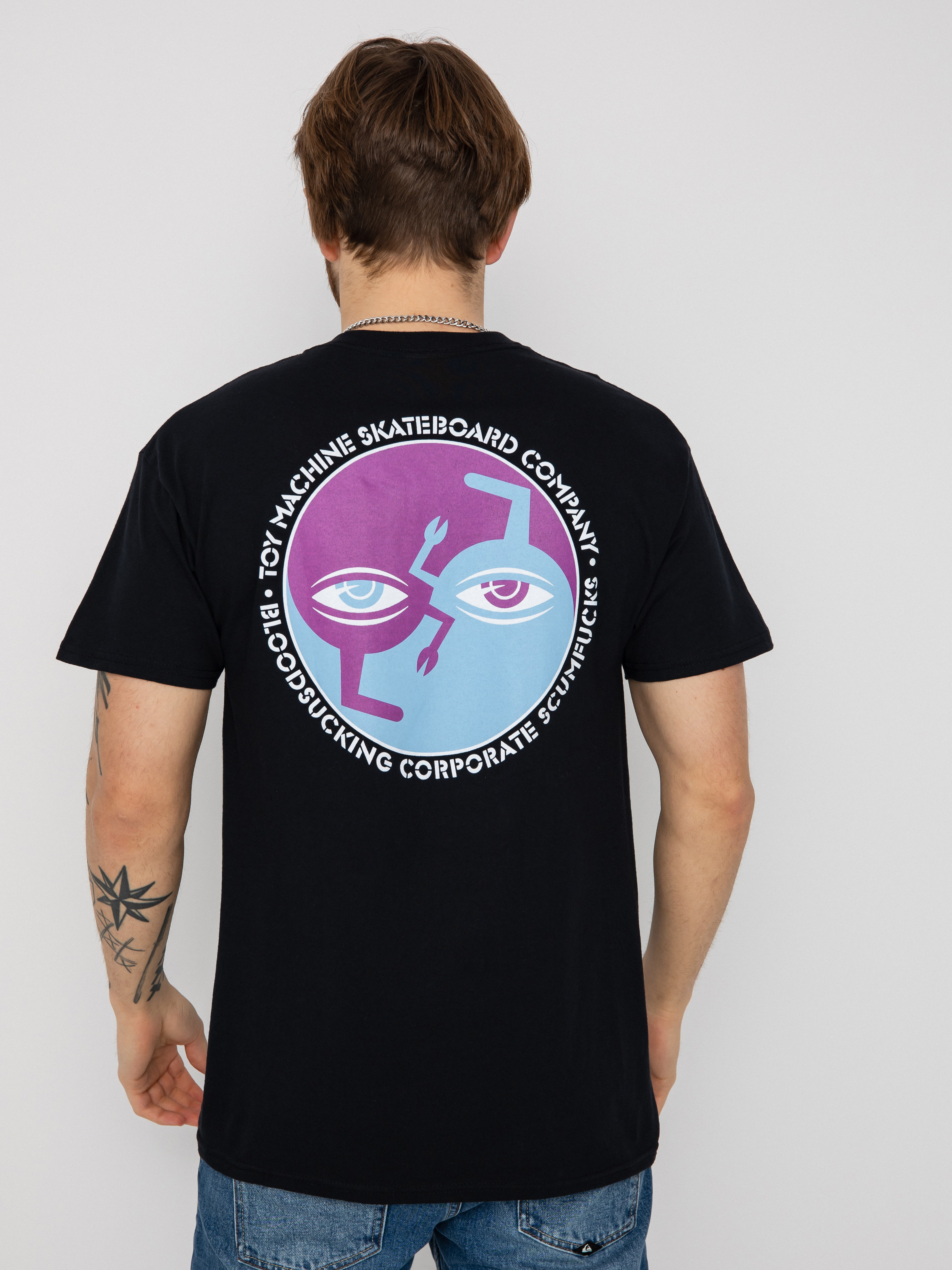 Toy Machine Ying Yang póló (black)