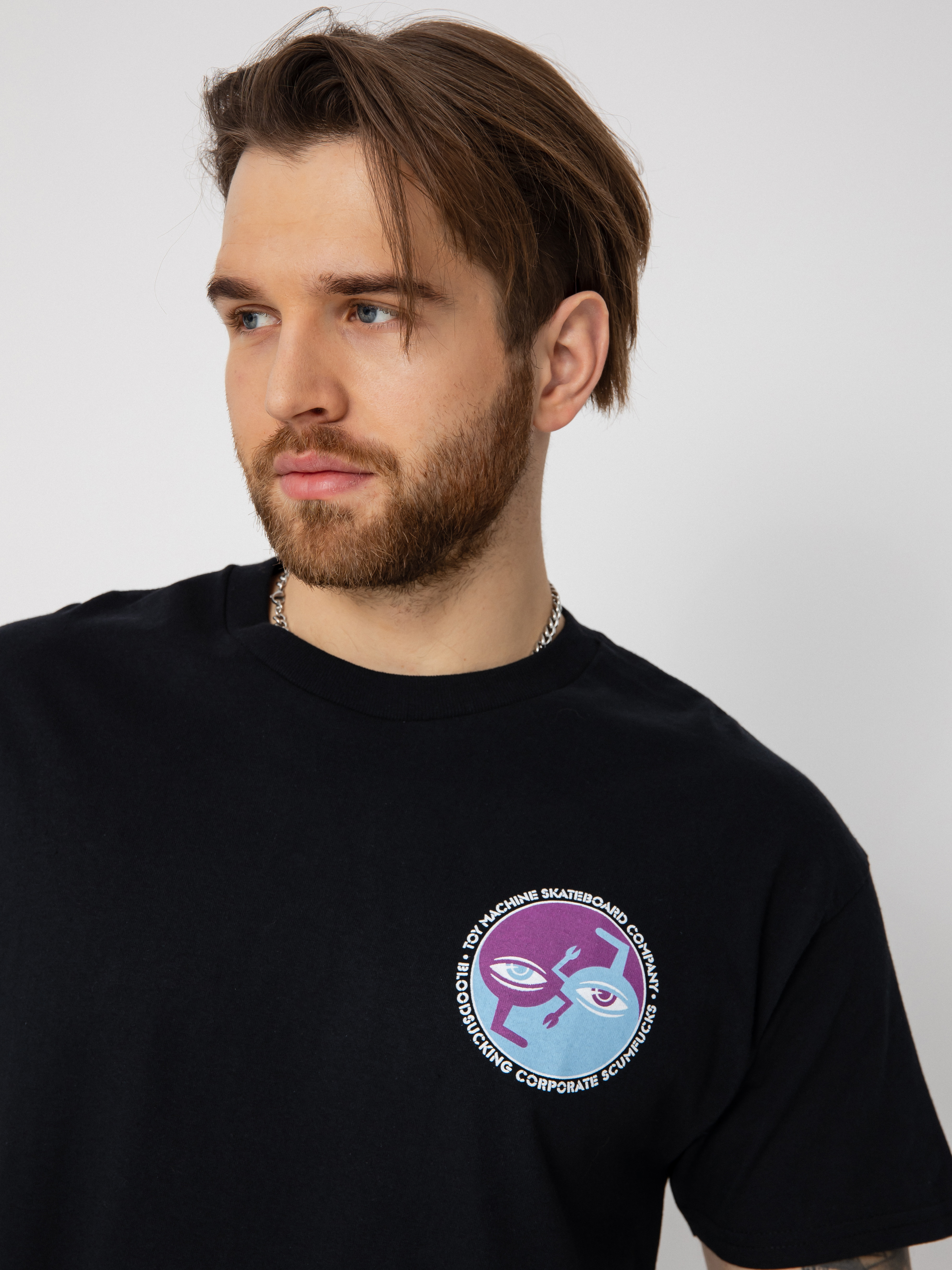Toy Machine Ying Yang póló (black)