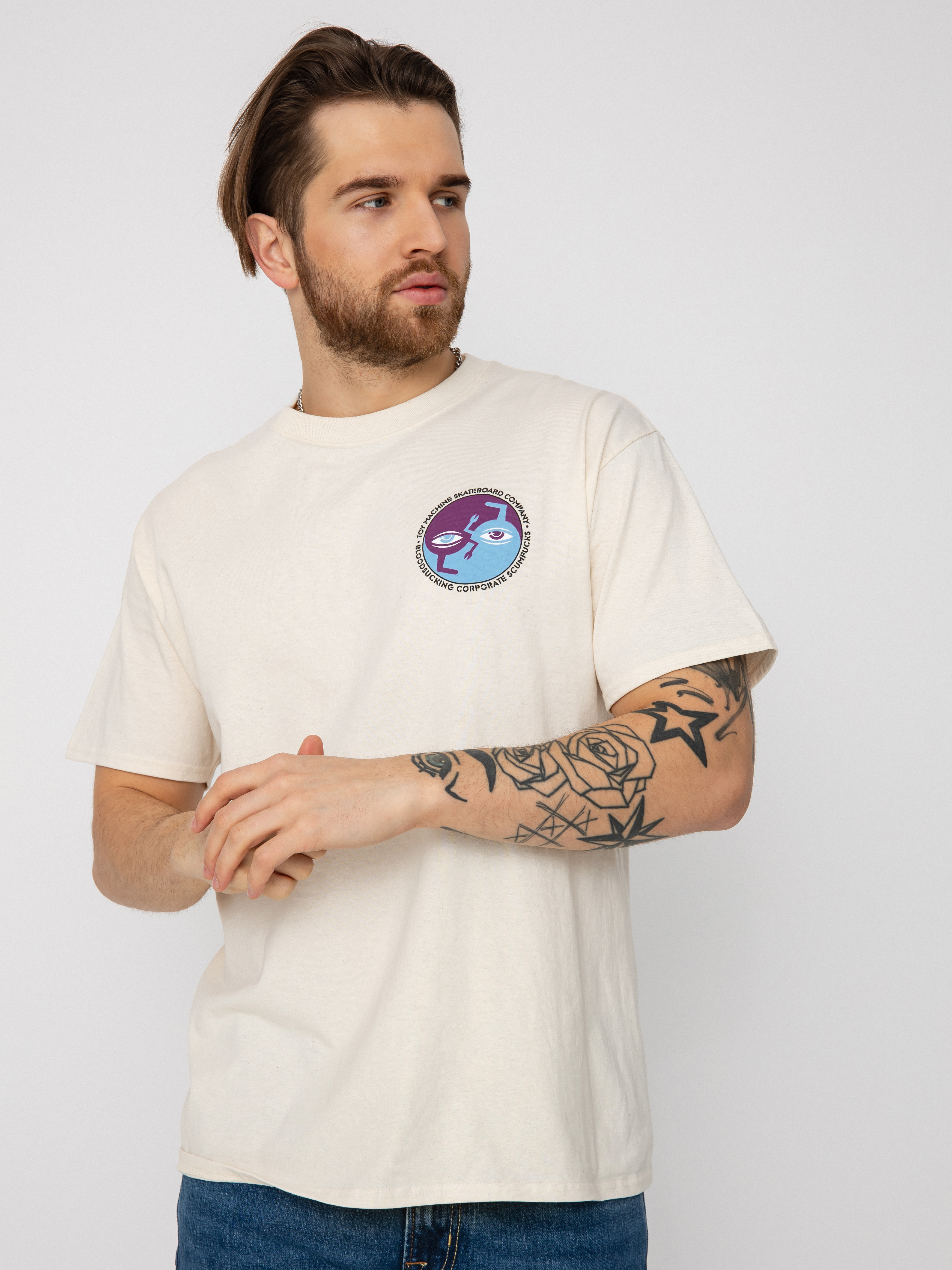 Toy Machine Ying Yang póló (natural)