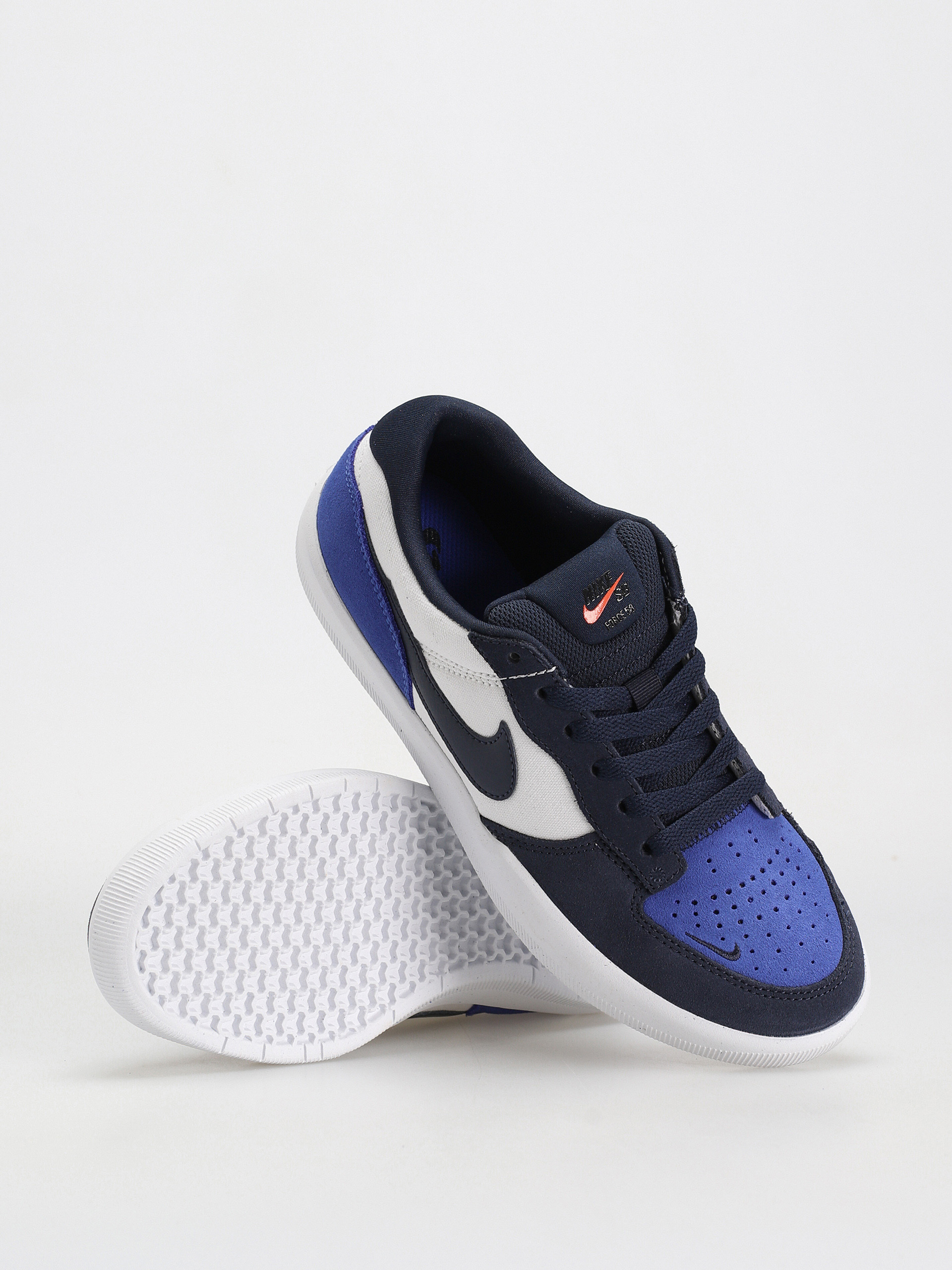 Nike SB Force 58 Cipők (obsidian/obsidian white hyper royal)