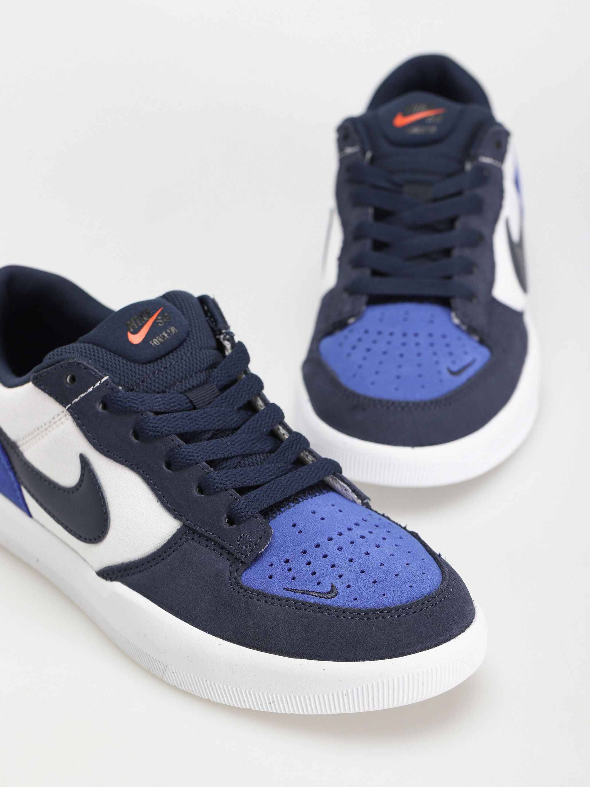Nike SB Force 58 Cipők (obsidian/obsidian white hyper royal)