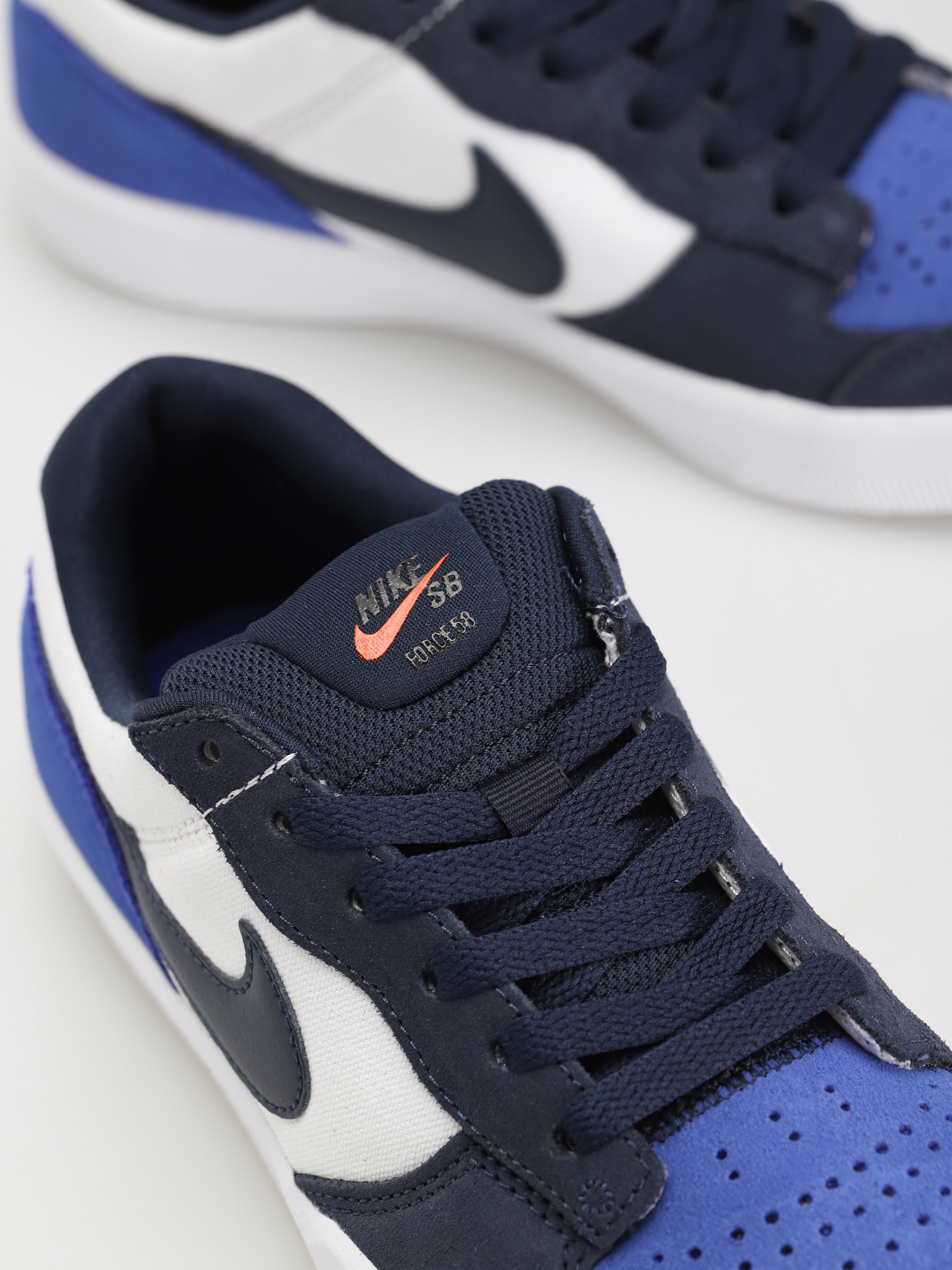 Nike SB Force 58 Cipők (obsidian/obsidian white hyper royal)