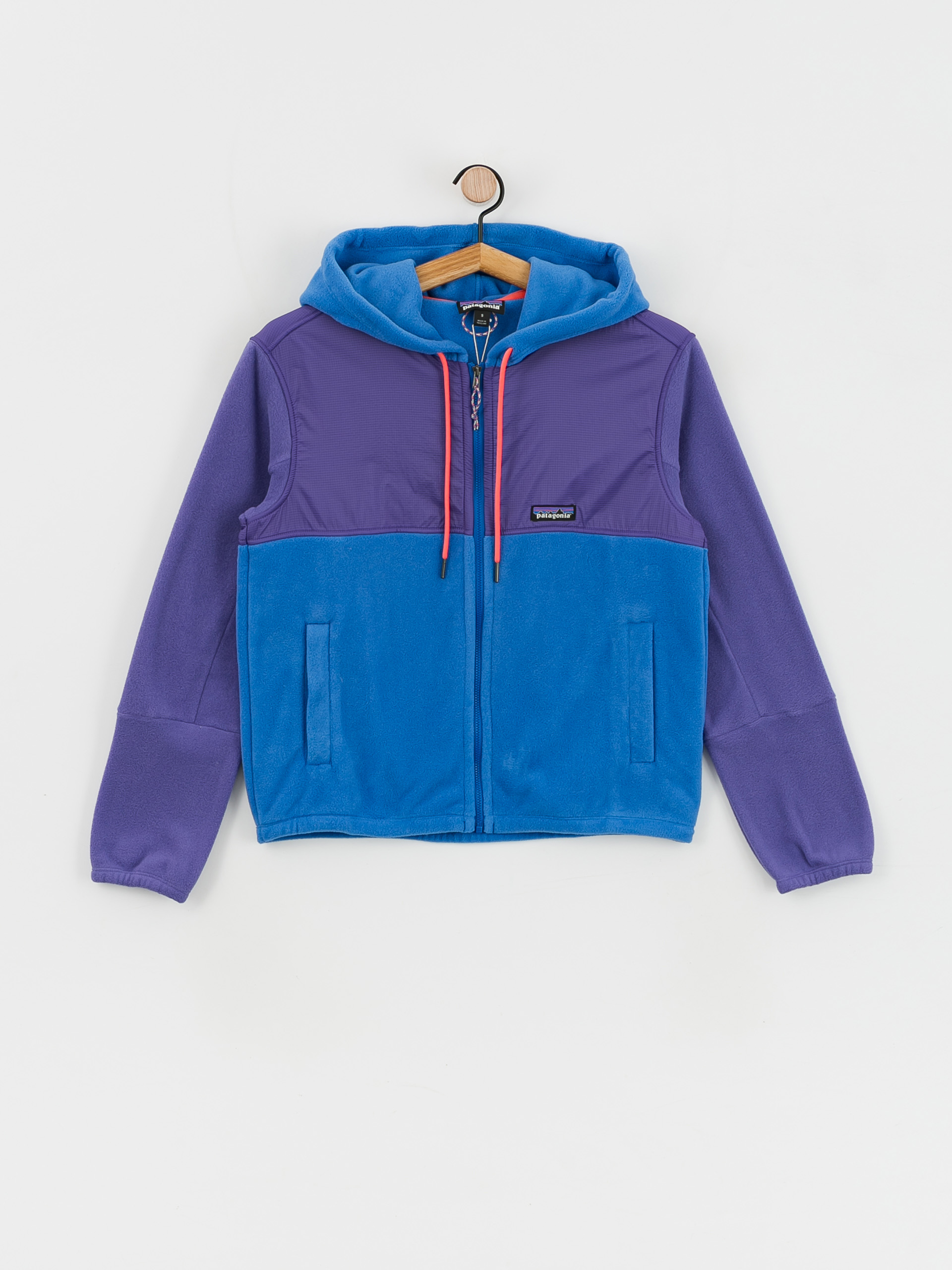 Női Patagonia Microdini Hoody Polár pulóver (bayou blue)