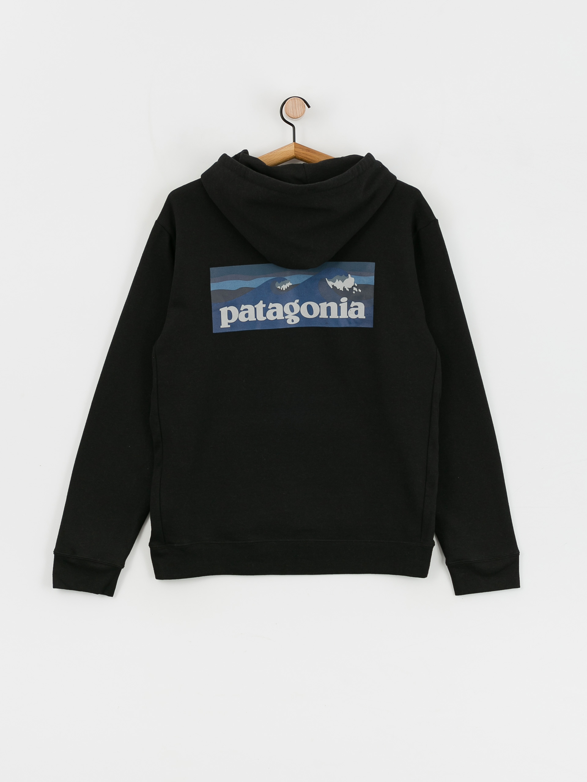 Patagonia Boardshort Logo Uprisal HD Kapucnis pulóver (ink black)