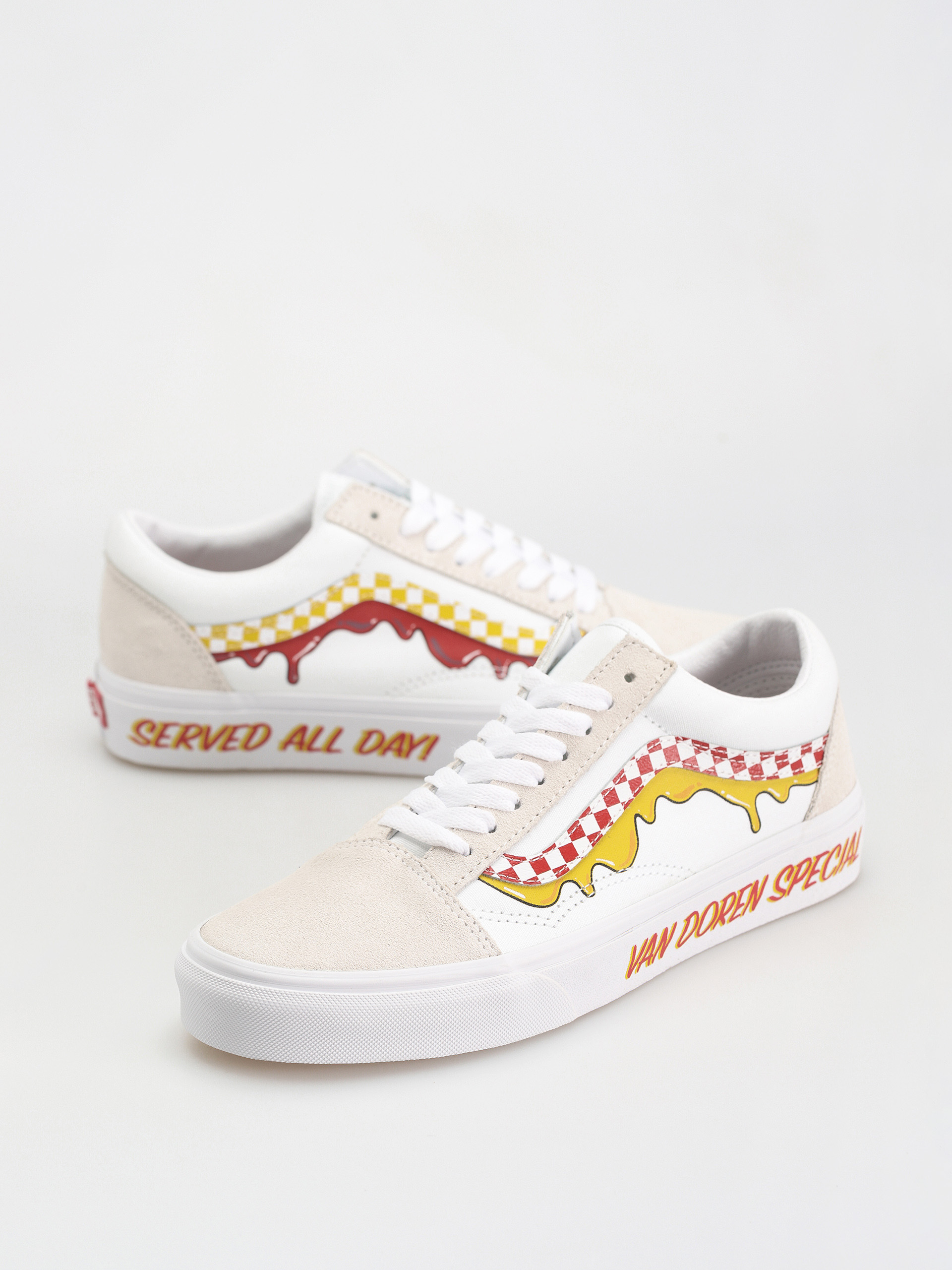 Vans Old Skool Cipők (van doren special true white)