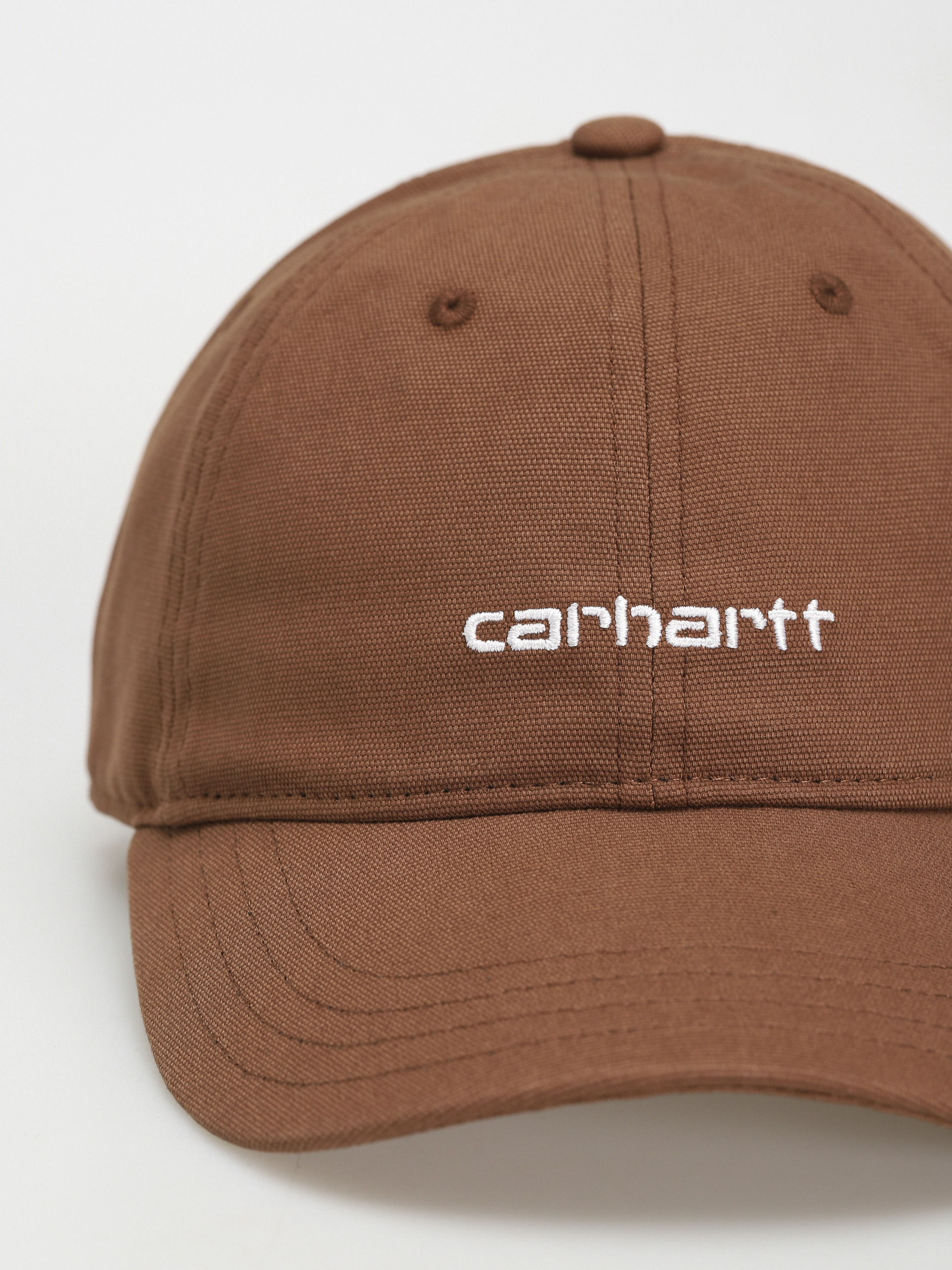 Carhartt WIP Canvas Script Baseball sapka (tamarind/white)