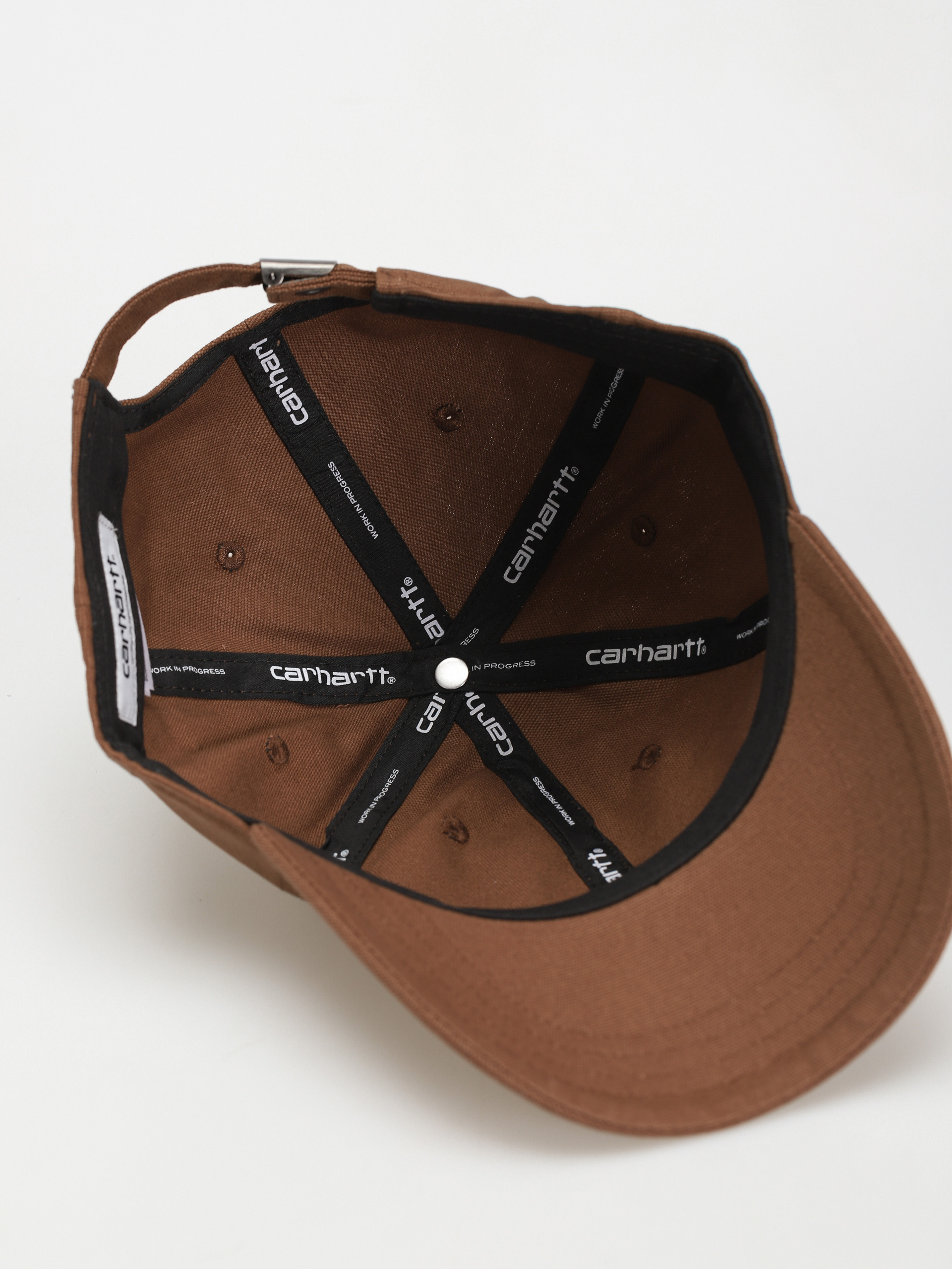 Carhartt WIP Canvas Script Baseball sapka (tamarind/white)