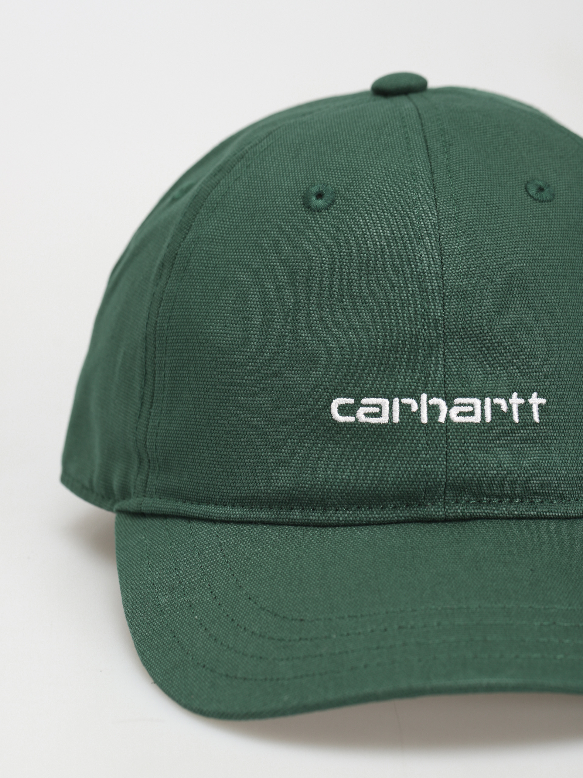 Carhartt WIP Canvas Script Baseball sapka (treehouse/white)