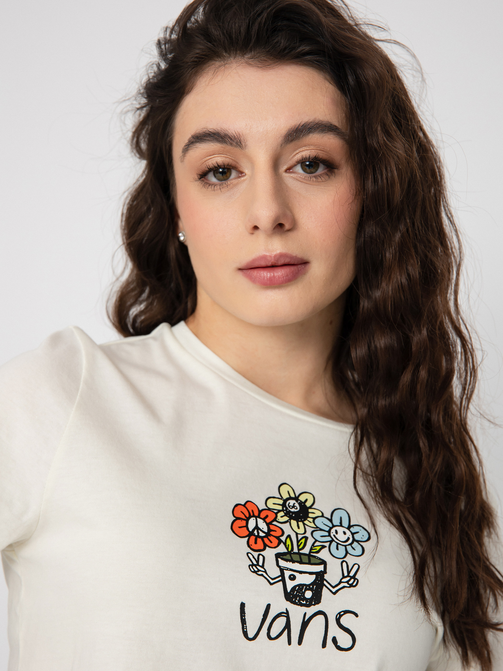 Vans Peace HDt póló Wmn (marshmallow)