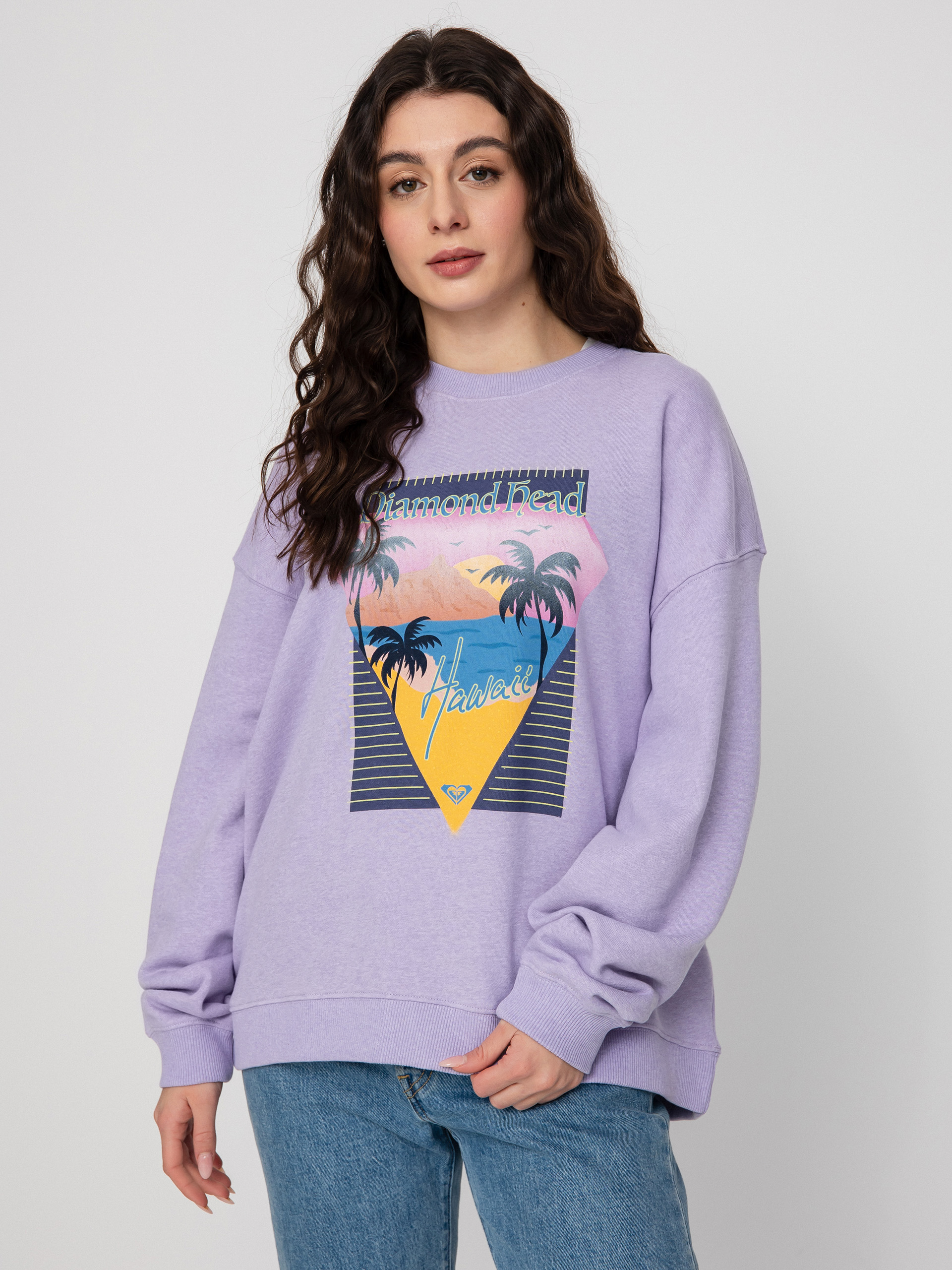 Roxy Take Your Place B Pulóver Wmn (purple rose)