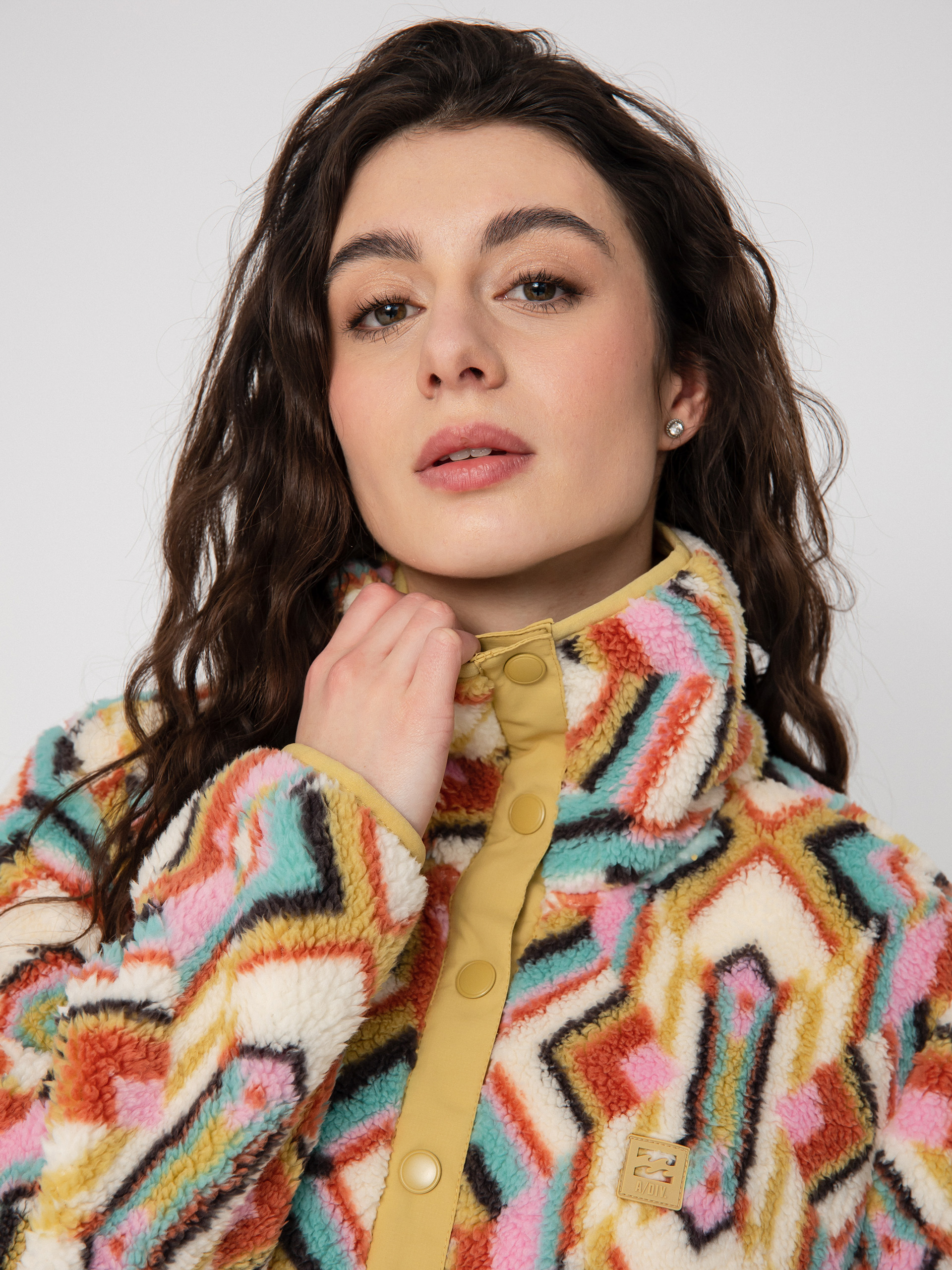 Női Billabong Switchback Pull Polár pulóver (olive it)