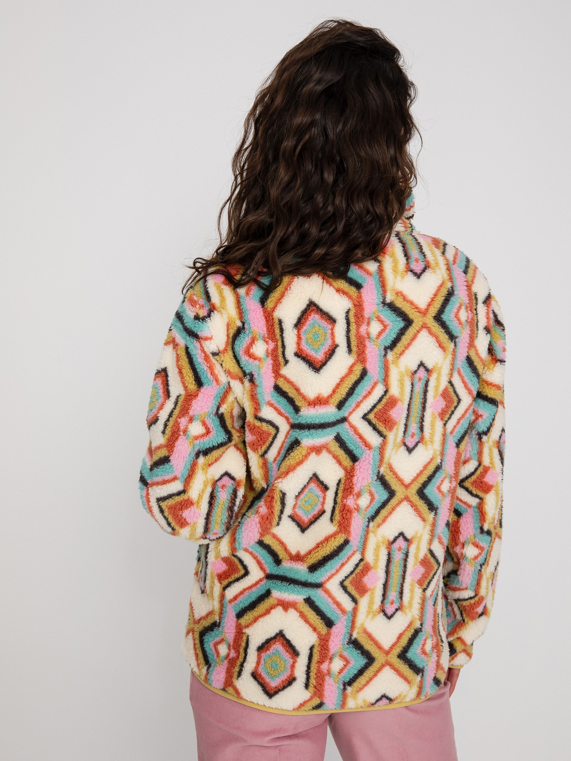 Női Billabong Switchback Pull Polár pulóver (olive it)