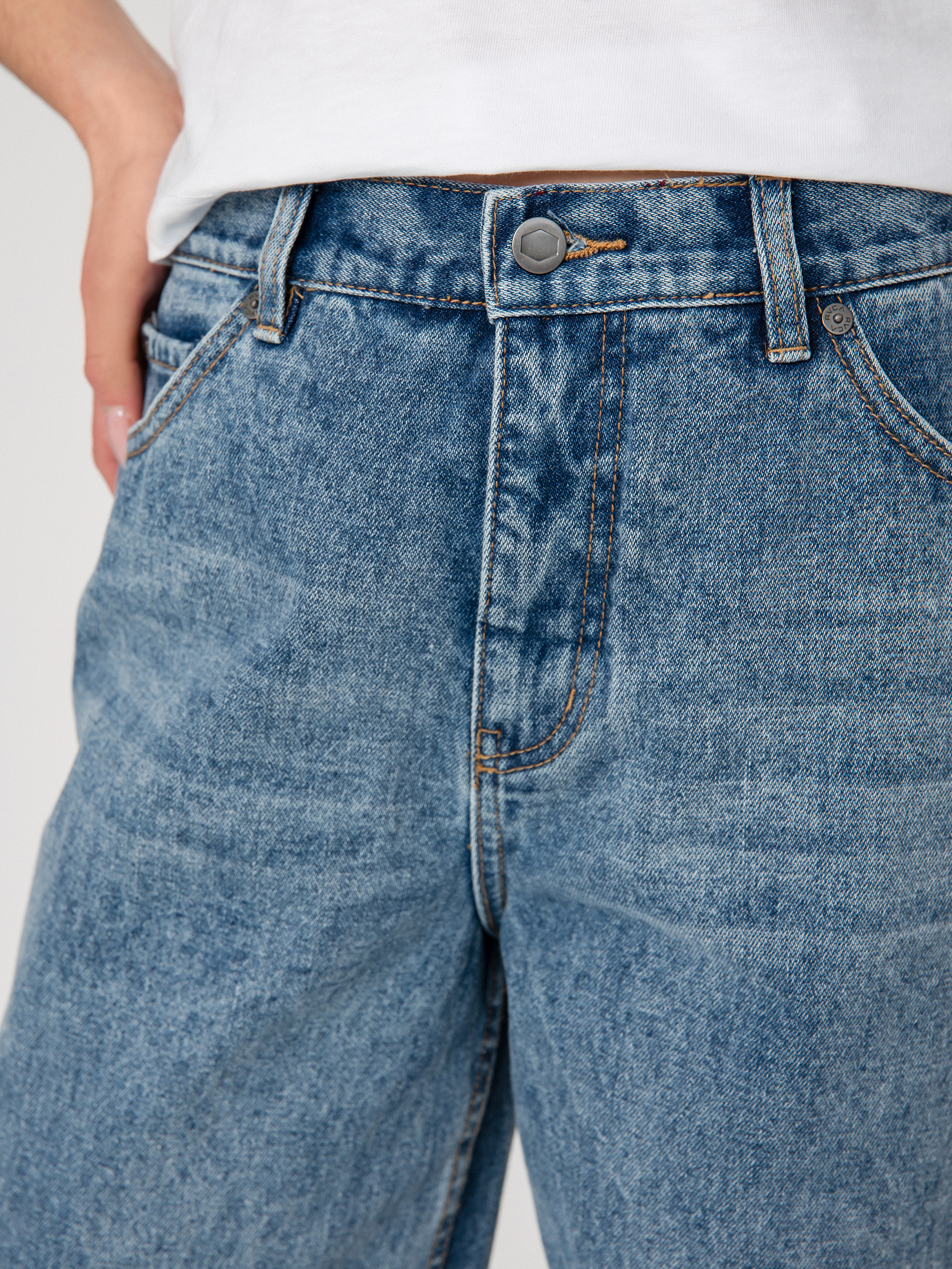 RVCA Anthem Kisnadrág Wmn (stone wash)