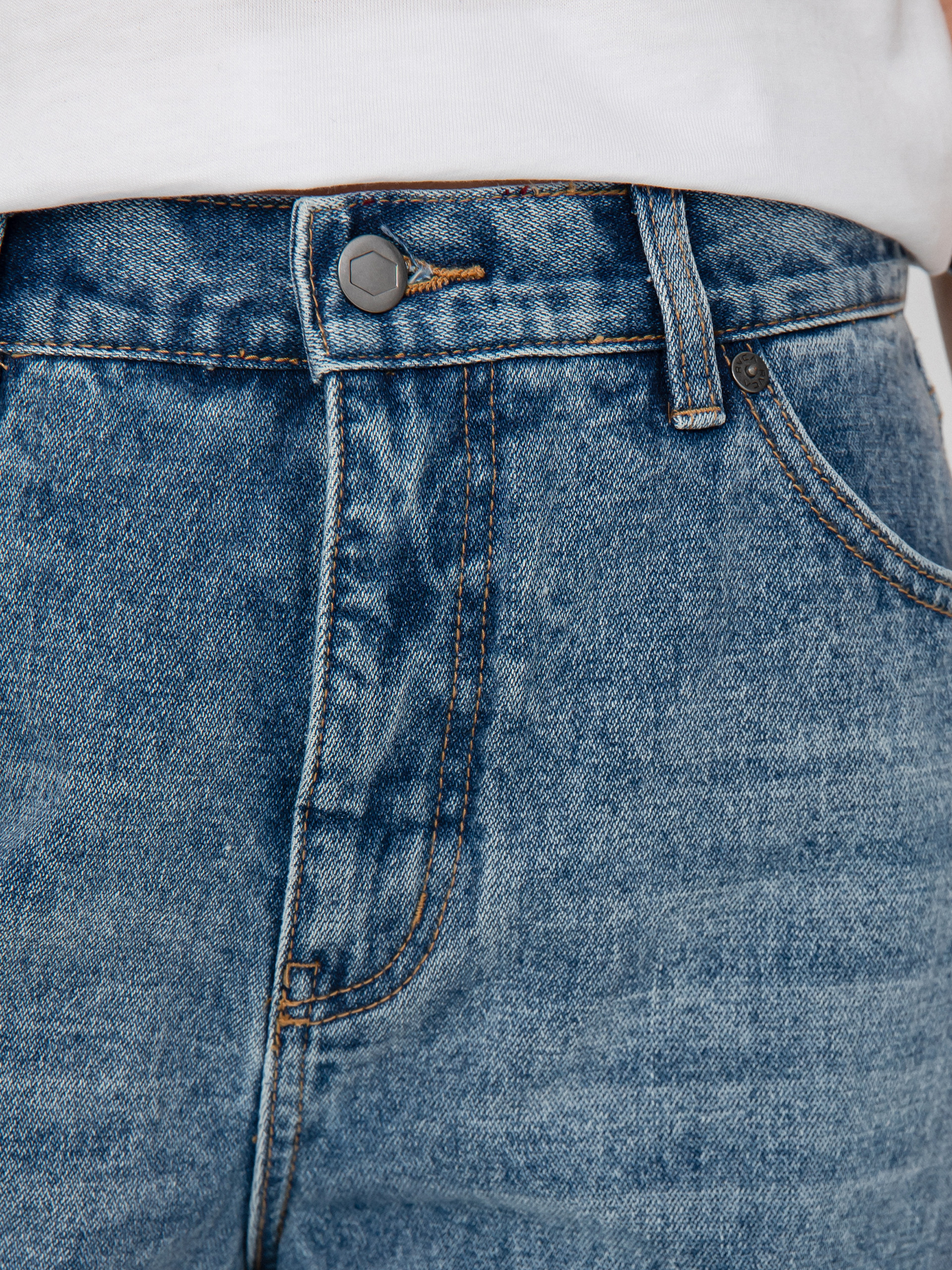 RVCA Anthem Kisnadrág Wmn (stone wash)