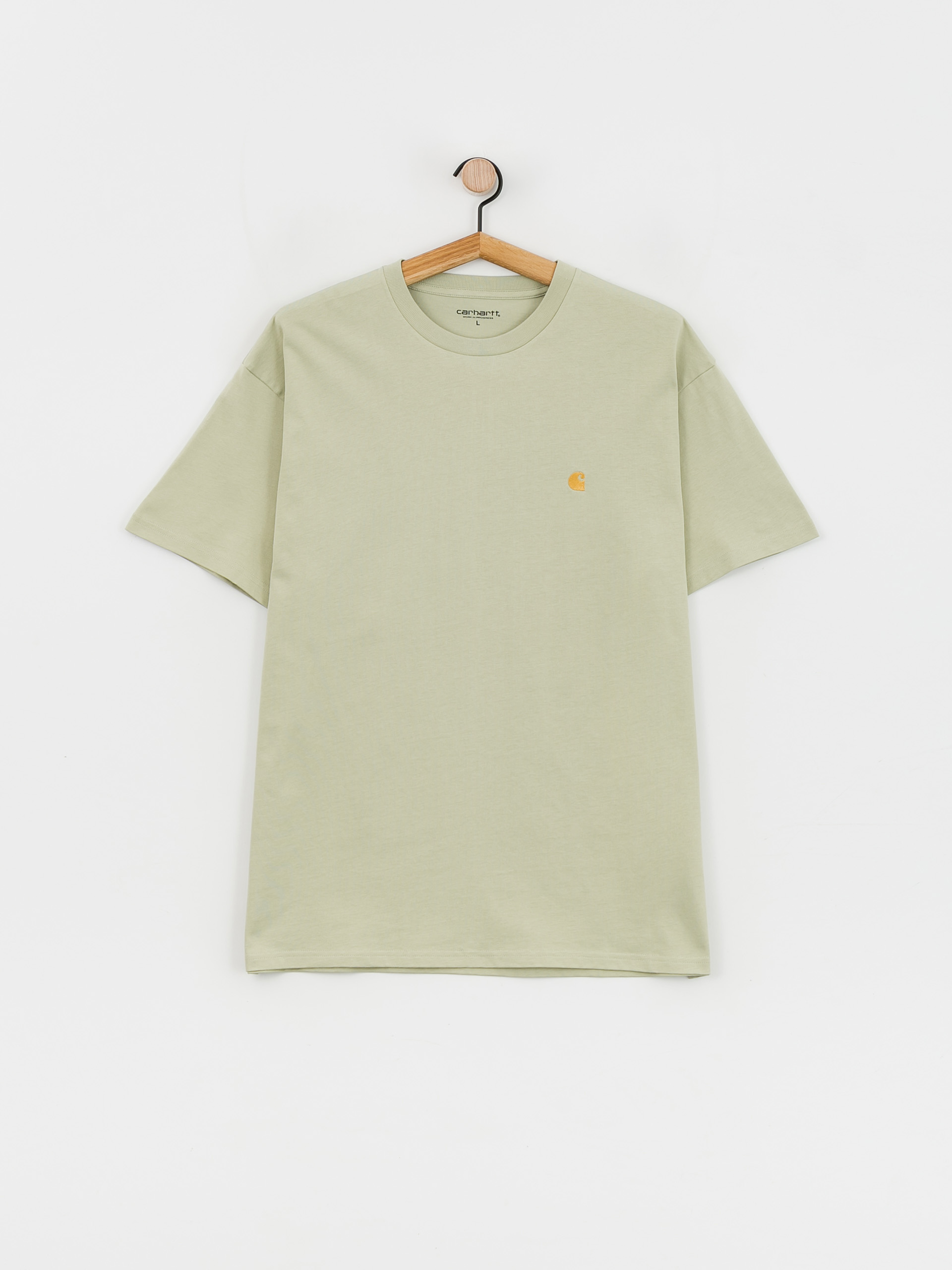 Carhartt WIP Chase póló (agave/gold)