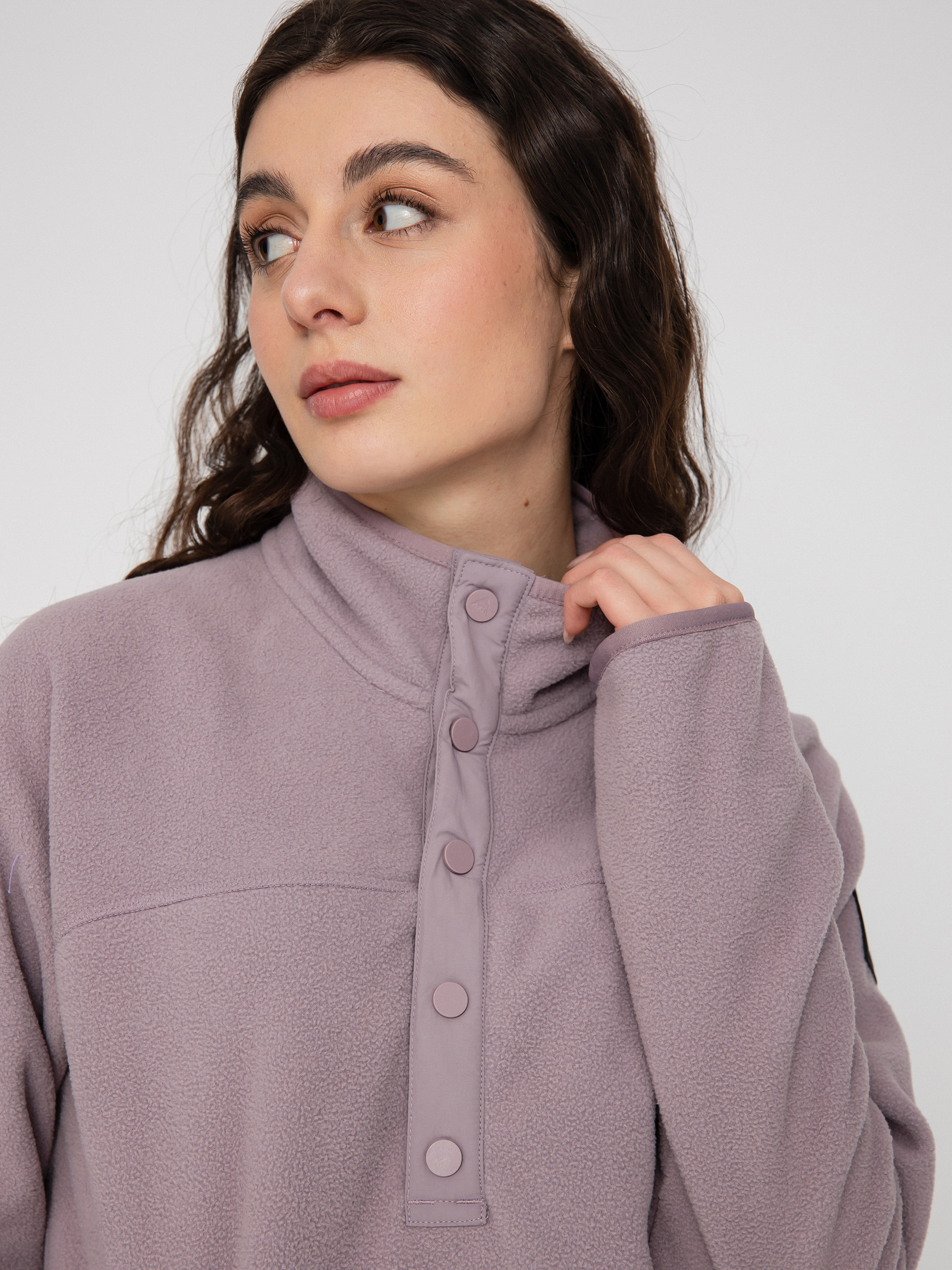 Női Burton Hearth HD Thermo pulóver (elderberry)