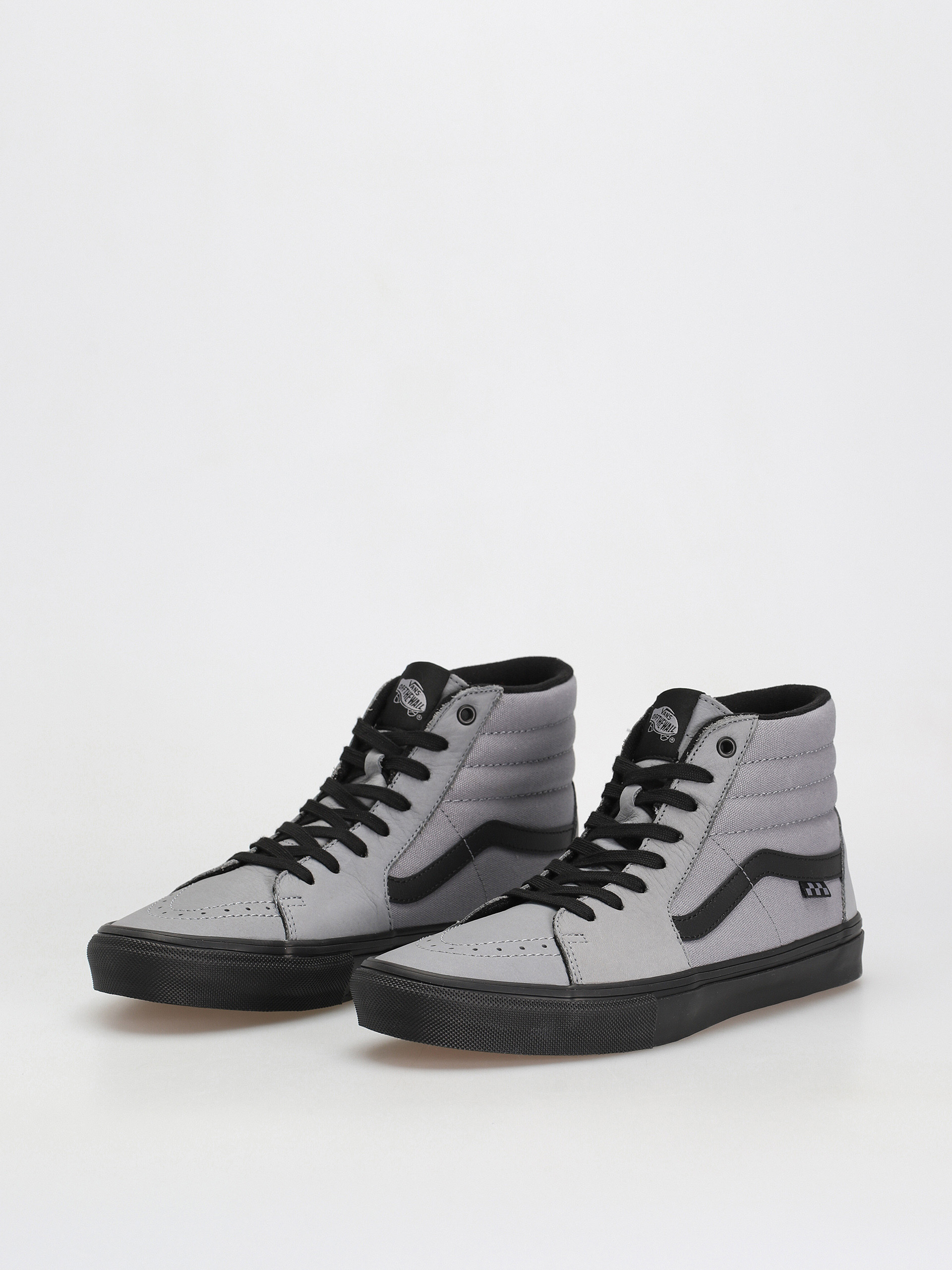 Vans Skate Sk8 Hi Cipők (nubuck washed blue/black)