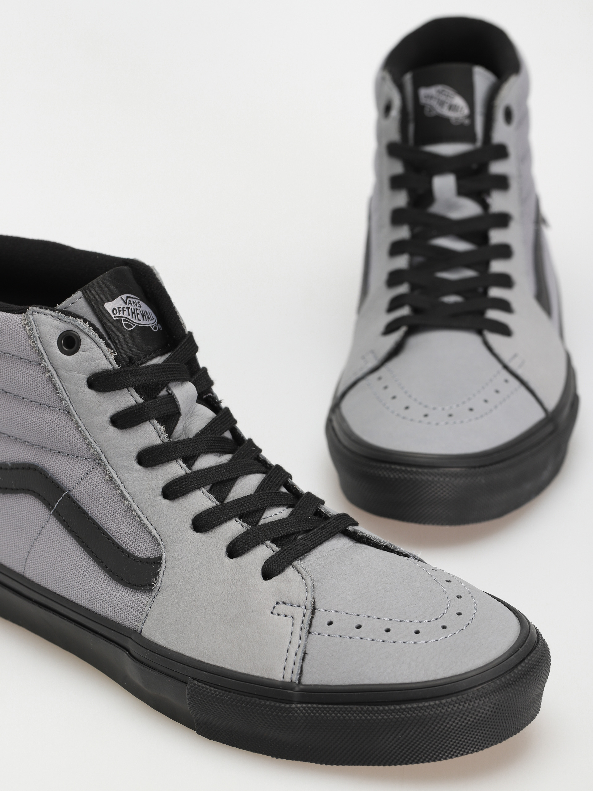 Vans Skate Sk8 Hi Cipők (nubuck washed blue/black)