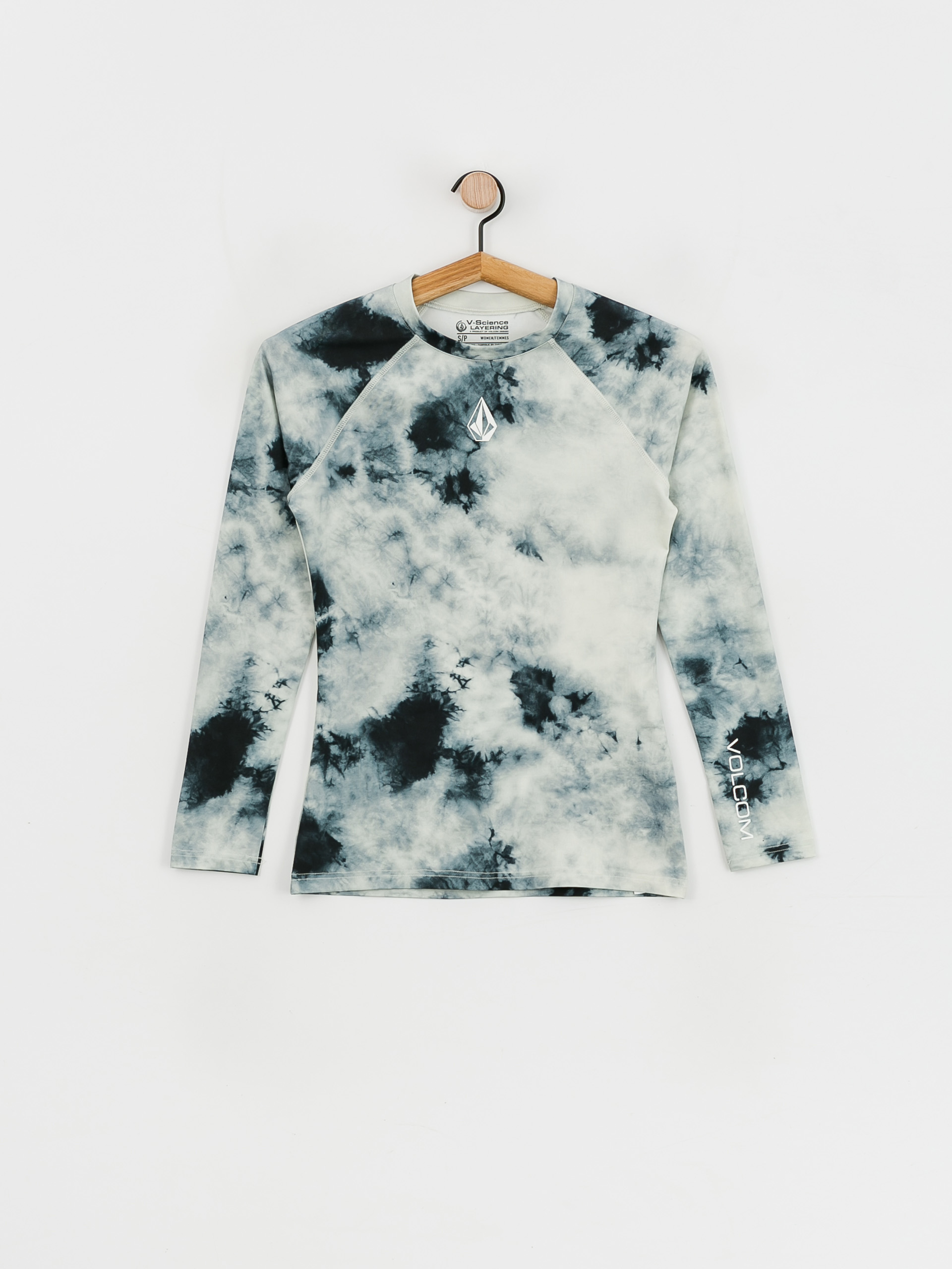 Volcom Longsleeve aktywny Vlcm Womens Base Layer Top Alsónemű Wmn (storm tie dye)